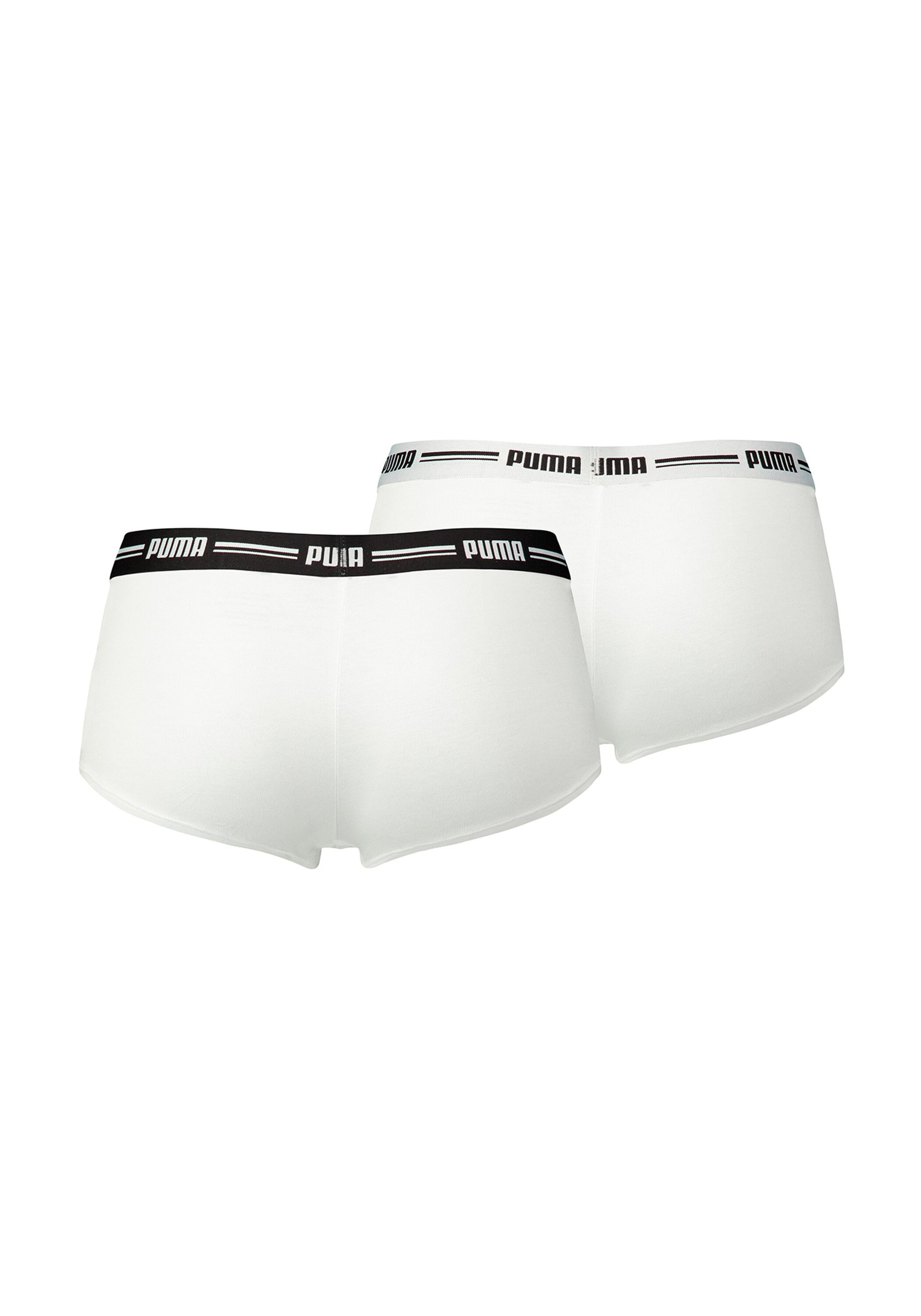 PUMA Panty "PUMA WOMEN MINI SHORT 2P PACK", (Packung, 2er Pack), mit markan günstig online kaufen