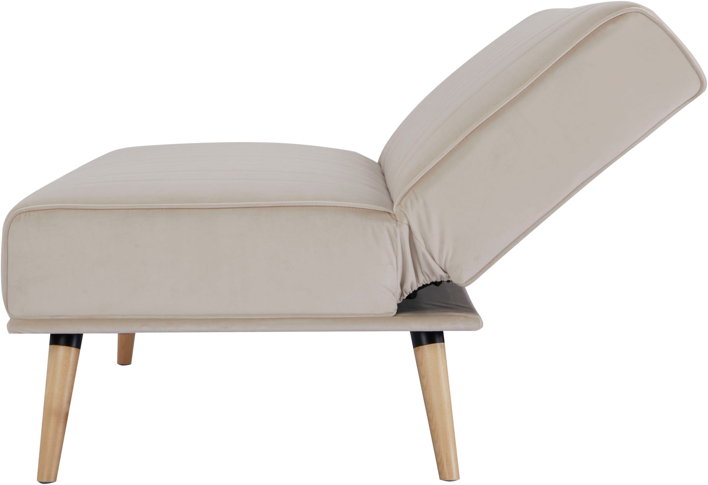 INOSIGN Schlafsofa »LUMINARA Gästesofa, Bettsofa, Couch mit Schlaffunktion, Loungesofa«, durch verstellbare Rückenlehne u. Bettfunktion, Webstoff-Bezug