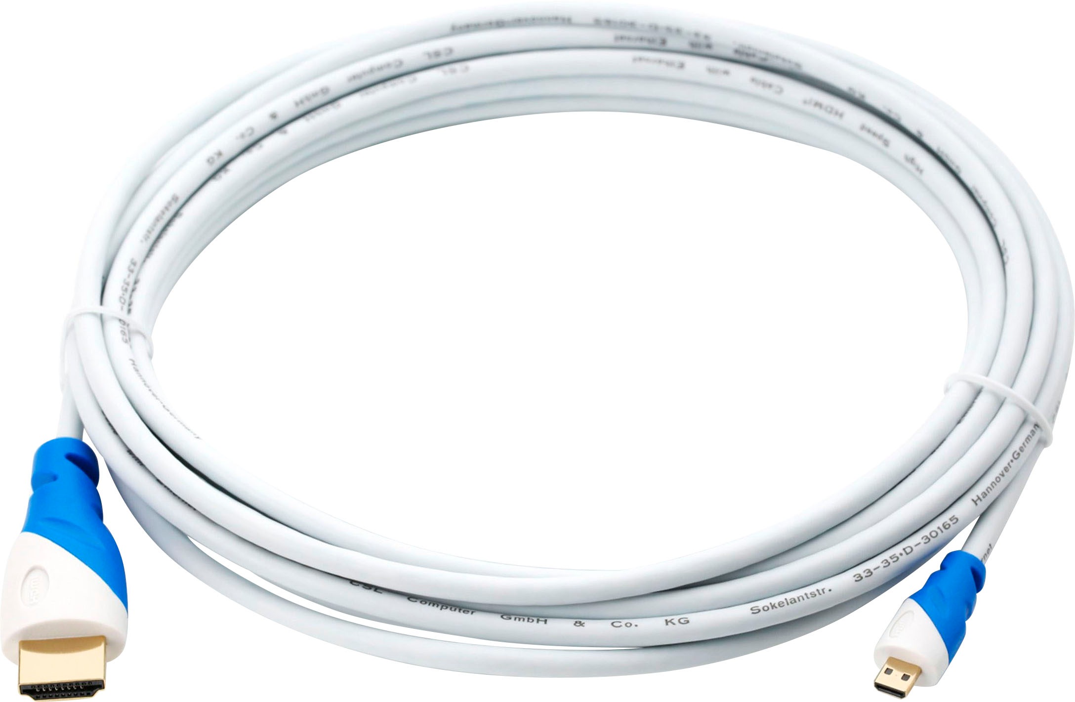 CSL Audio- & Video-Kabel »HDMI Kabel, 3-fach geschirmt, verschiedene Längen« HDMI 150 cm