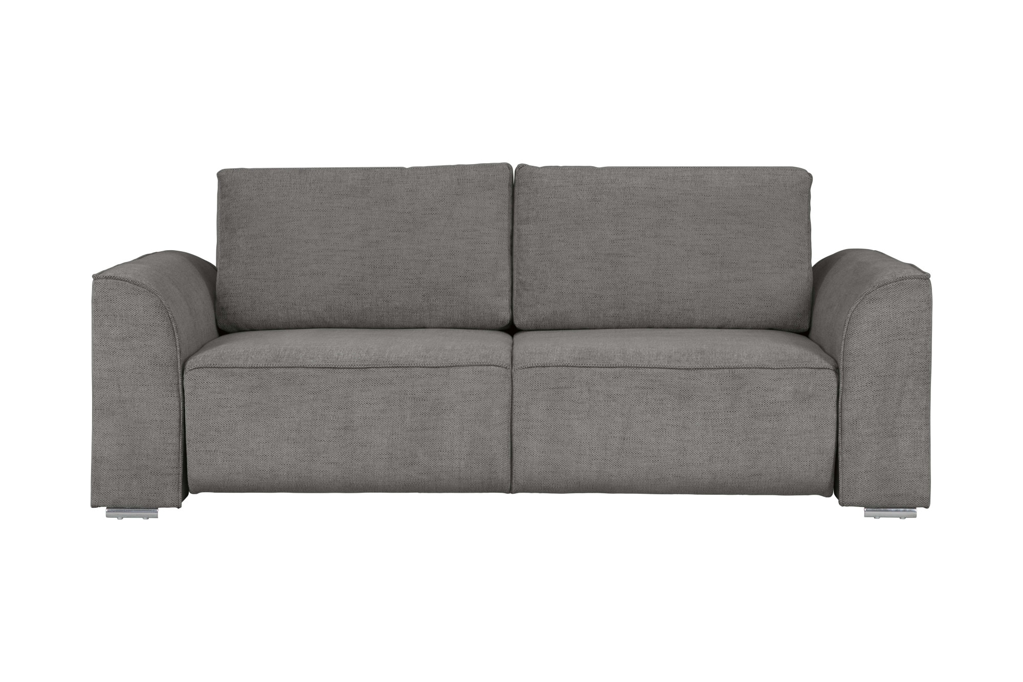 INOSIGN 2-Sitzer »BEATRICE, erhältlich in trendigen Stoffoptionen, B/T/H: 143/73/92 cm«, In hochwertiger Verarbeitung, incl. 2 großen Zierkissen in Korpusfarbe