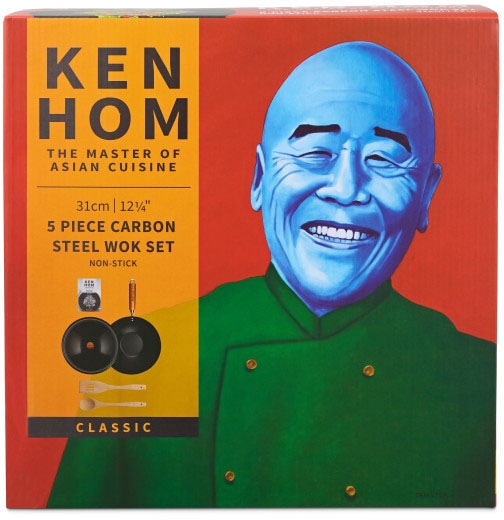 KEN HOM Wok »Classic«, Stahl, (Set, 5 tlg.)