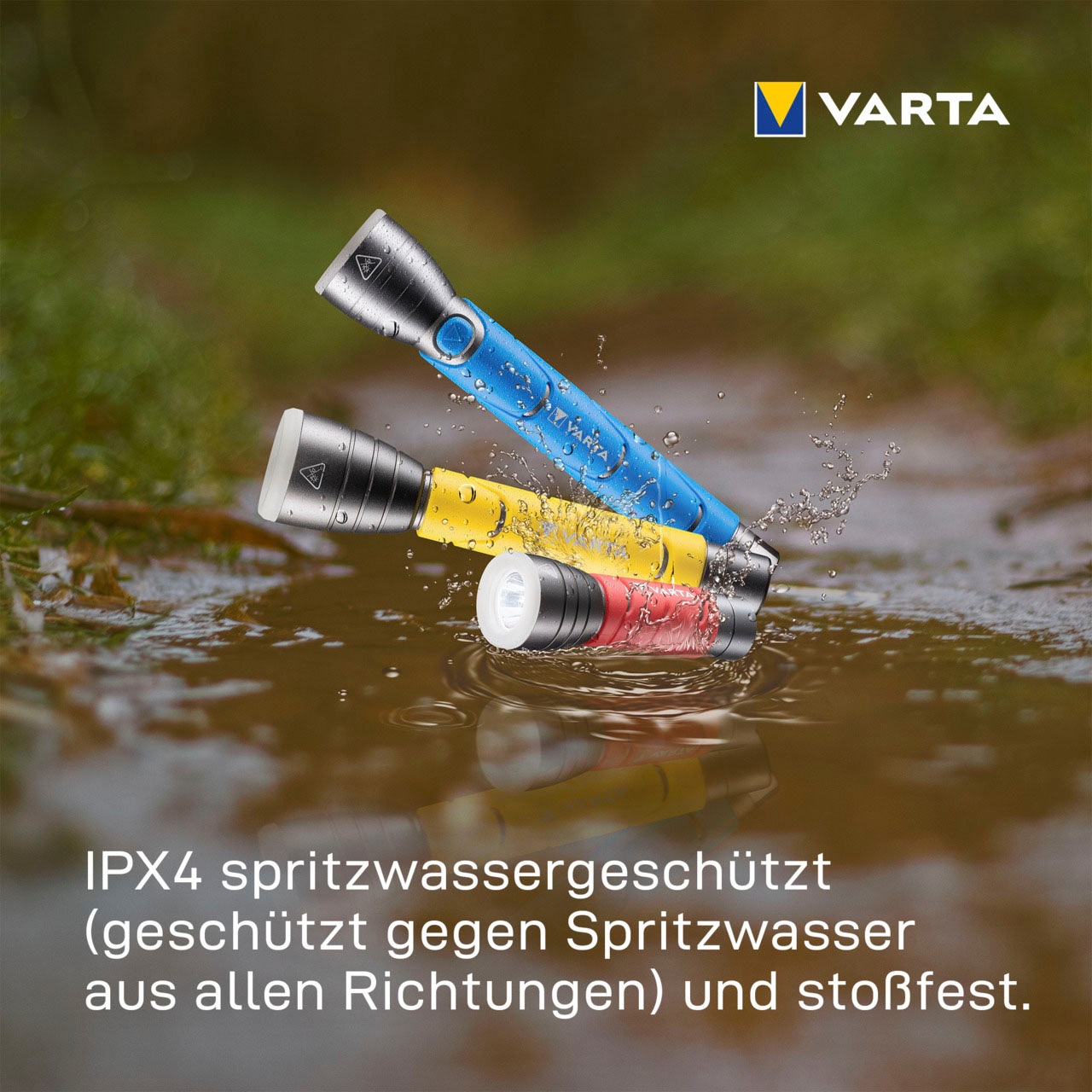 Sports »Outdoor | 3x bestellen inkl. VARTA Power LONGLIFE Taschenlampe Batterien« Taschenlampe BAUR C auf Rechnung F30