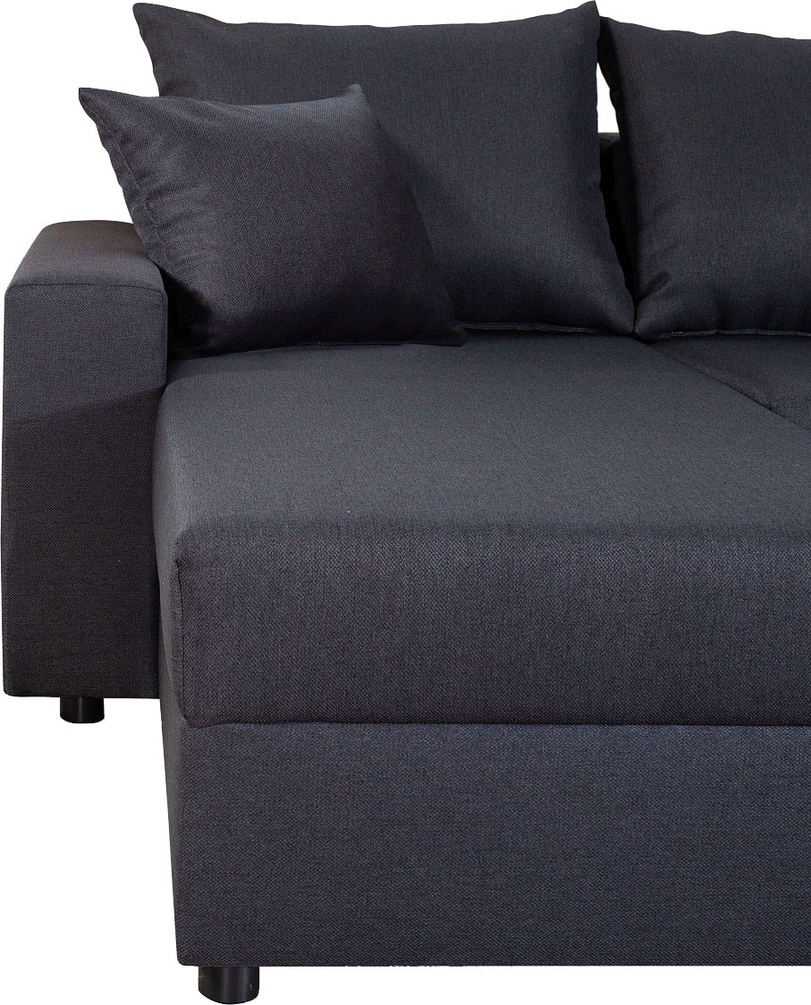 COLLECTION AB Wohnlandschaft »Pico U-Form«, Wohnlandschaft,2 X Ottomane,Polyätherschaum Polsterung