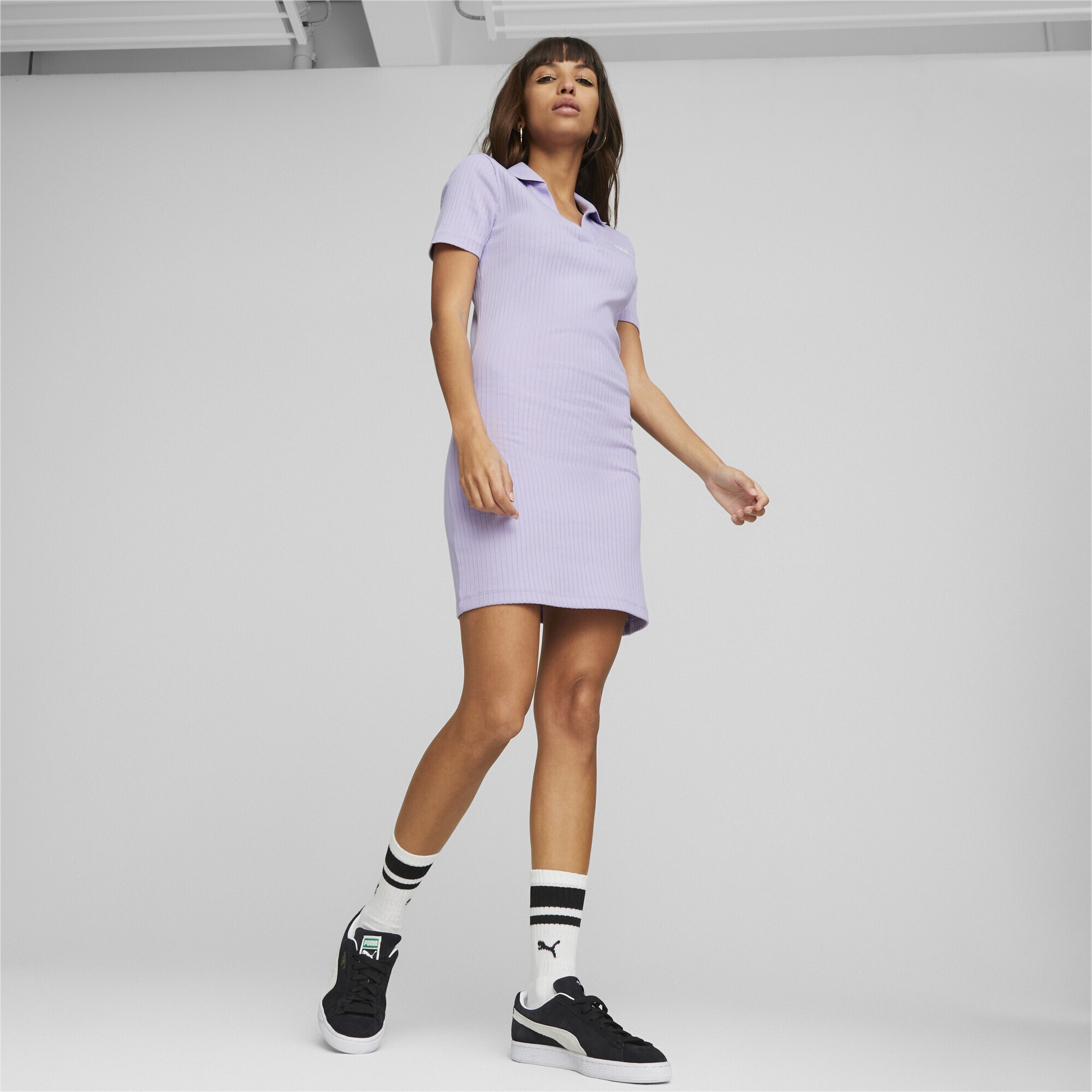 PUMA Sweatkleid »Classics Geripptes Kleid Damen«