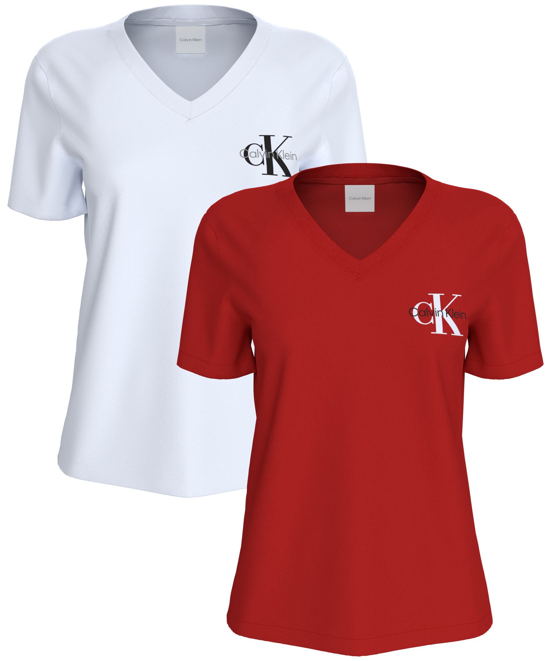 Calvin Klein Jeans T-Shirt "A- Logo VN 2 pack Tee" Packung, 2er-Pack, 2 Stk günstig online kaufen