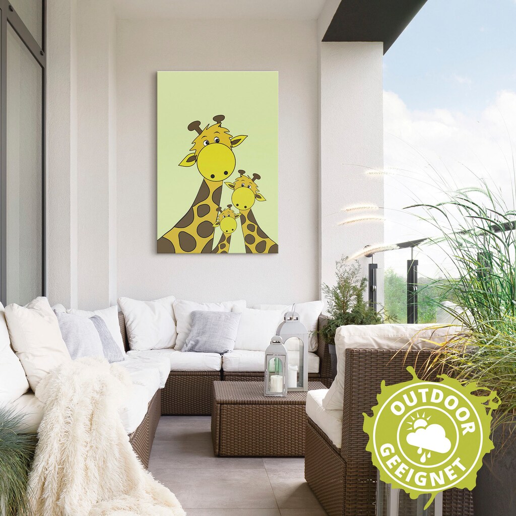 Artland Wandbild »Giraffen«, Tiere, (1 St.)