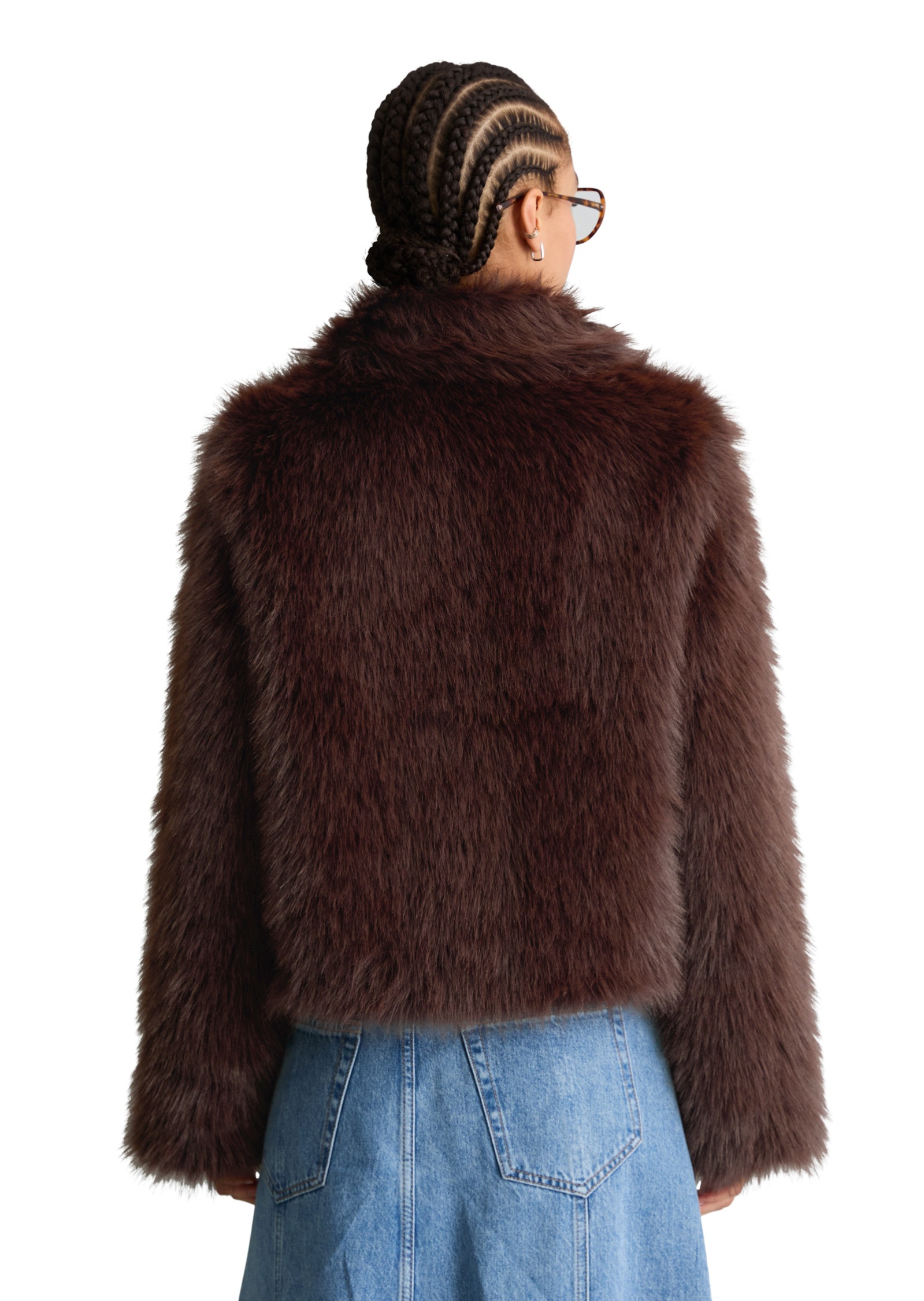 Marc O'Polo DENIM Outdoorjacke »aus Kunstpelz«