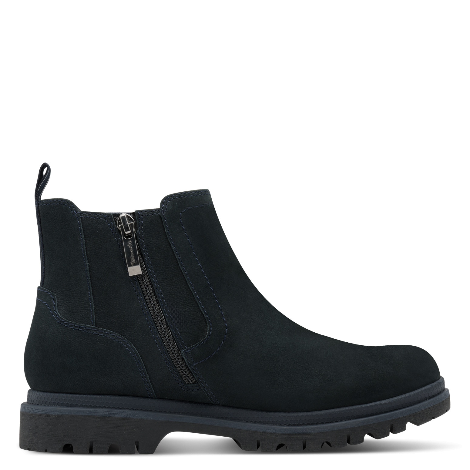 Tamaris Chelseaboots, Blockabsatz, Basicboots, Stiefelette mit dezenten Ziernähten