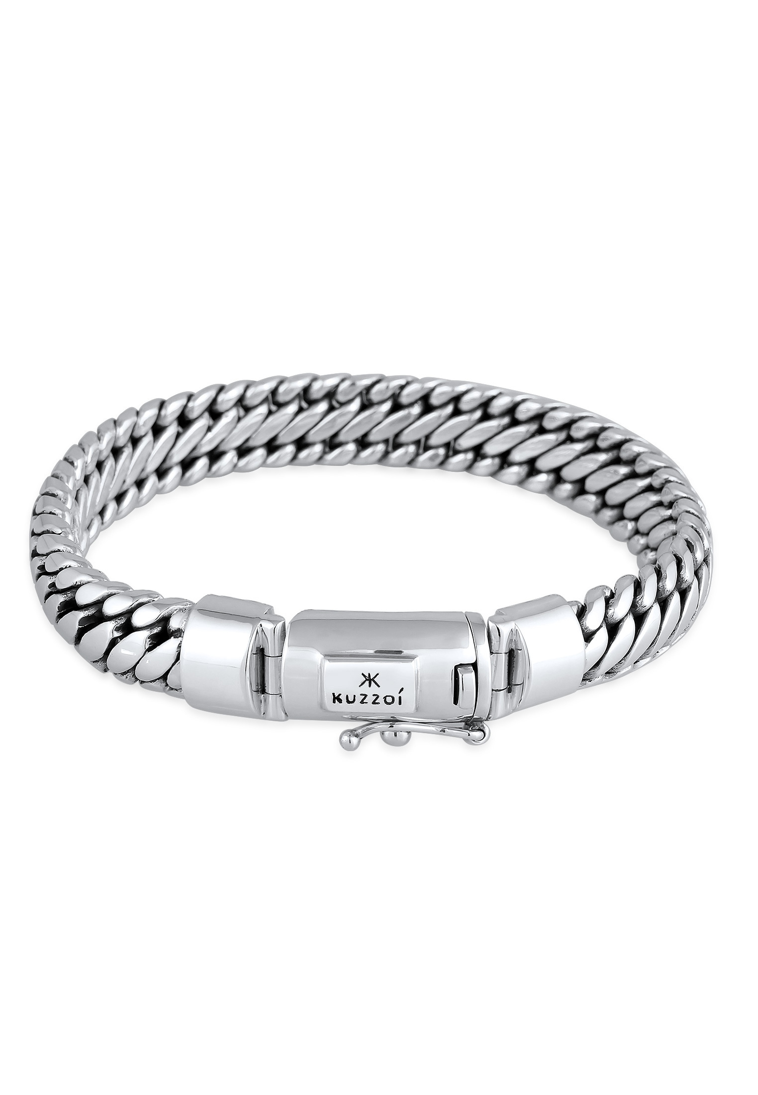 Armband »Herrenschmuck Panzerarmband Rund Basic 925 Silber«