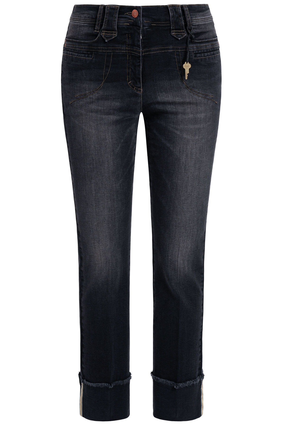 Recover Pants 5-Pocket-Jeans »Carlotta«, mit femininer Ziersteppung