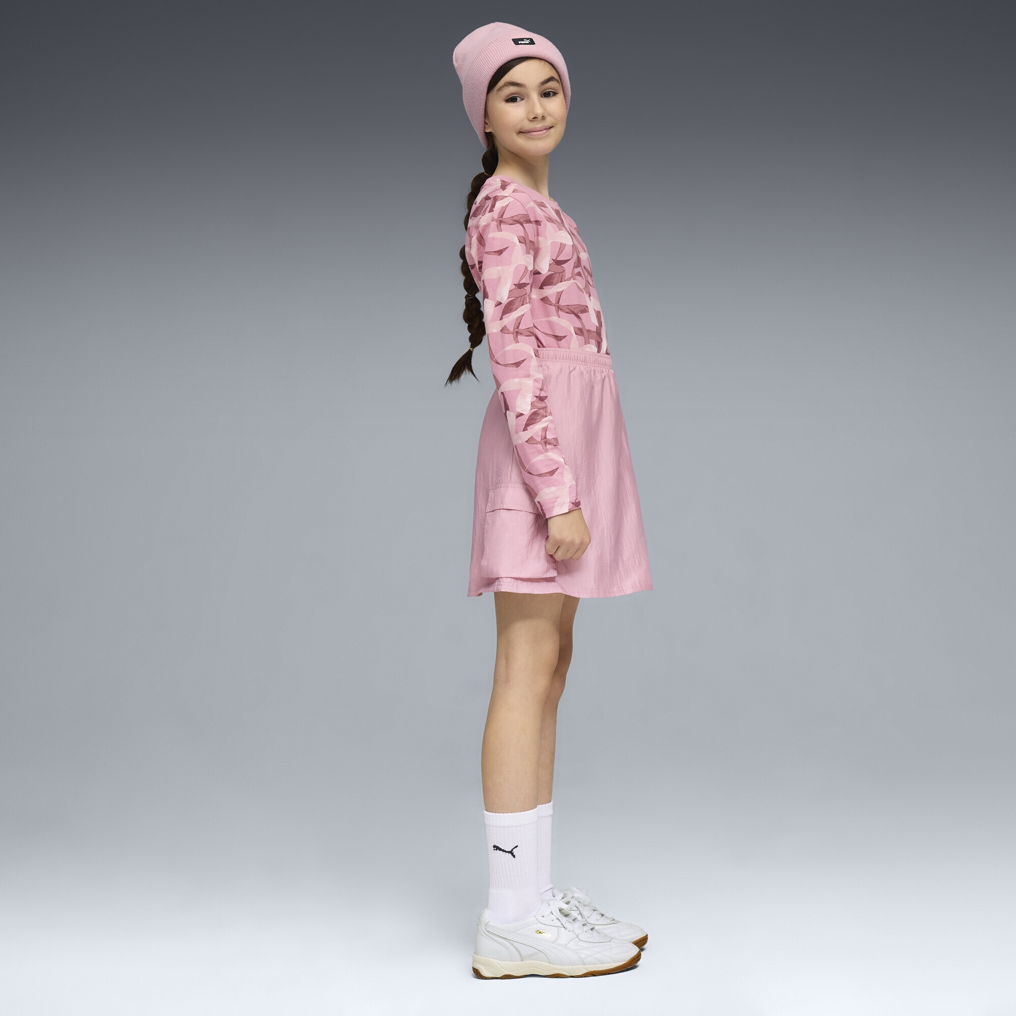 PUMA Jerseyrock »Bowtique Gewebter Midi-Cargorock Mädchen«