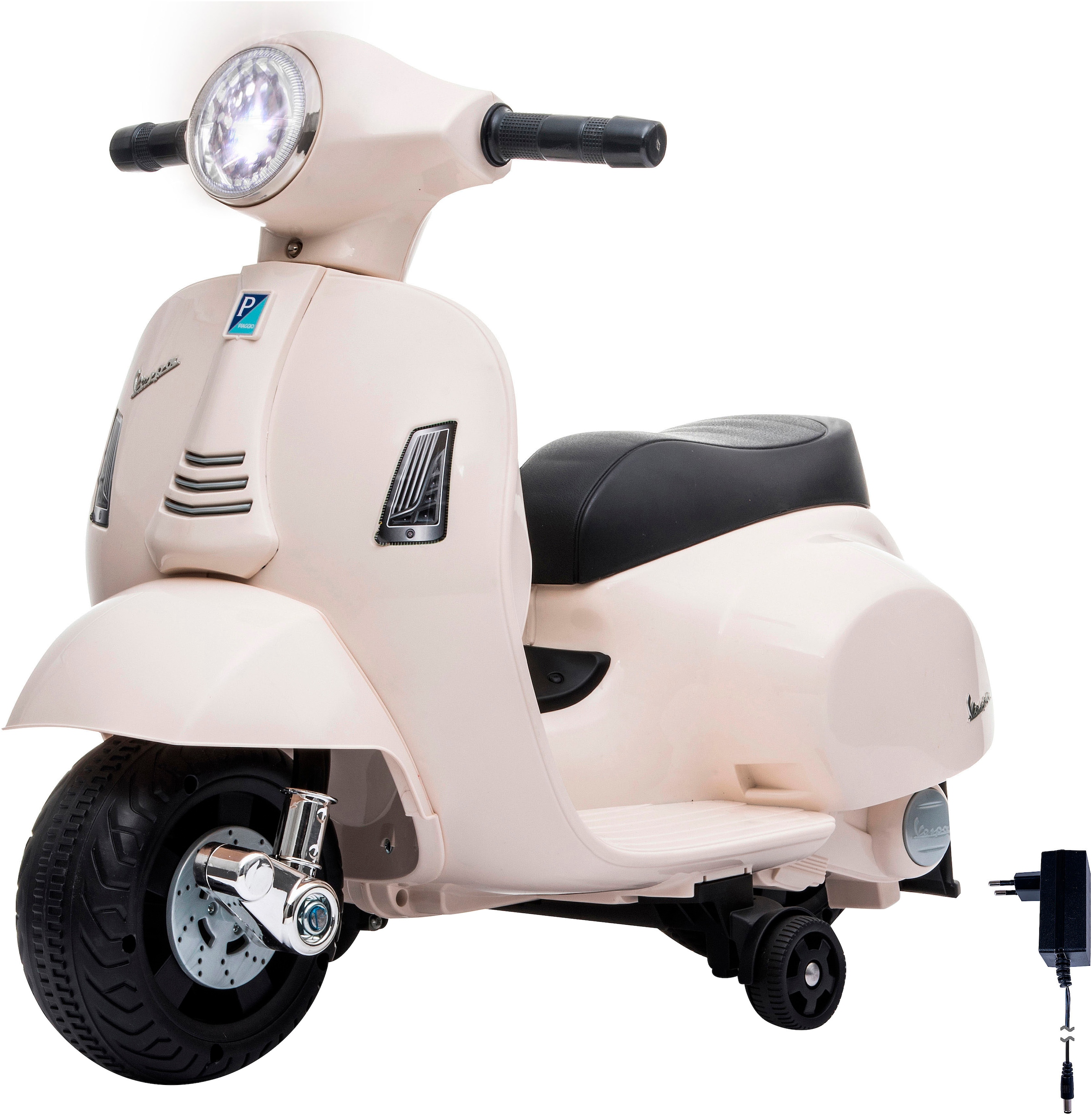Jamara Elektro-Kinderroller »Ride-on Vespa Mini, Li-Power 8.4« ab 18 Monaten bis 25 kg mit Licht und manueller Hupe