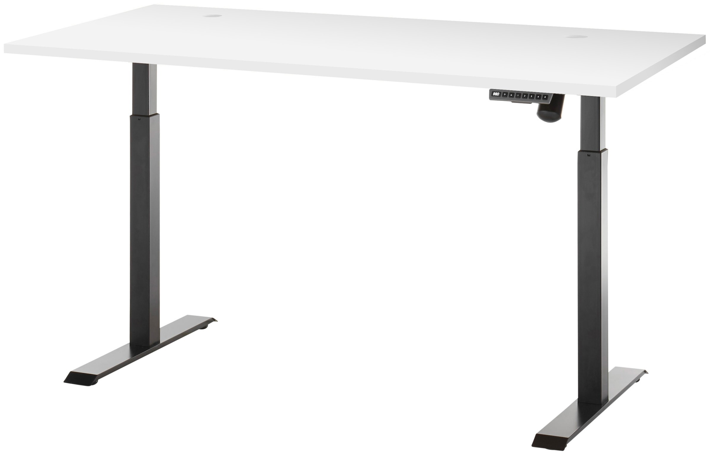 BEGA OFFICE Schreibtisch »Tim, elektrisch höhenverstellbarer Desk«, mit Anzeige und 4 Memory-Tasten, Breite 150 cm