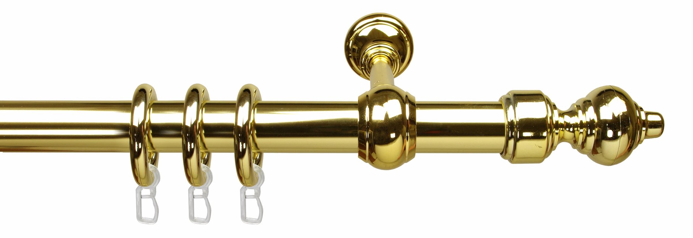 Liedeco Gardinenstange "Thüringen" Ø 28 mm 1 läufig-läufig Fixmaß günstig online kaufen
