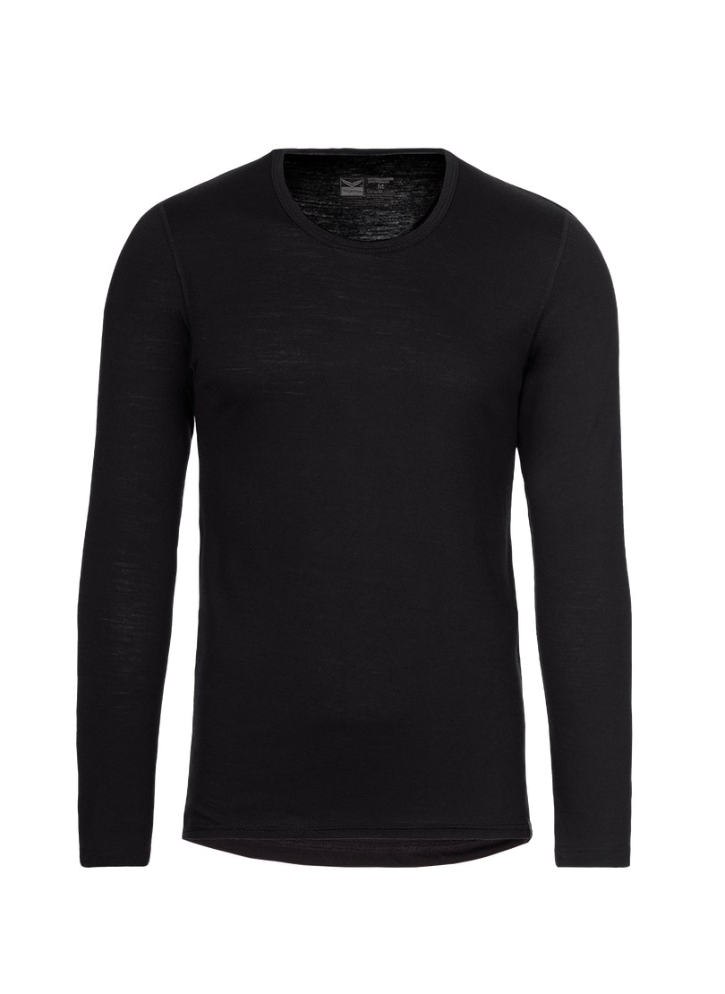 Trigema Longsleeve "TRIGEMA Sportshirt aus Merinowolle", 1 Stk. günstig online kaufen
