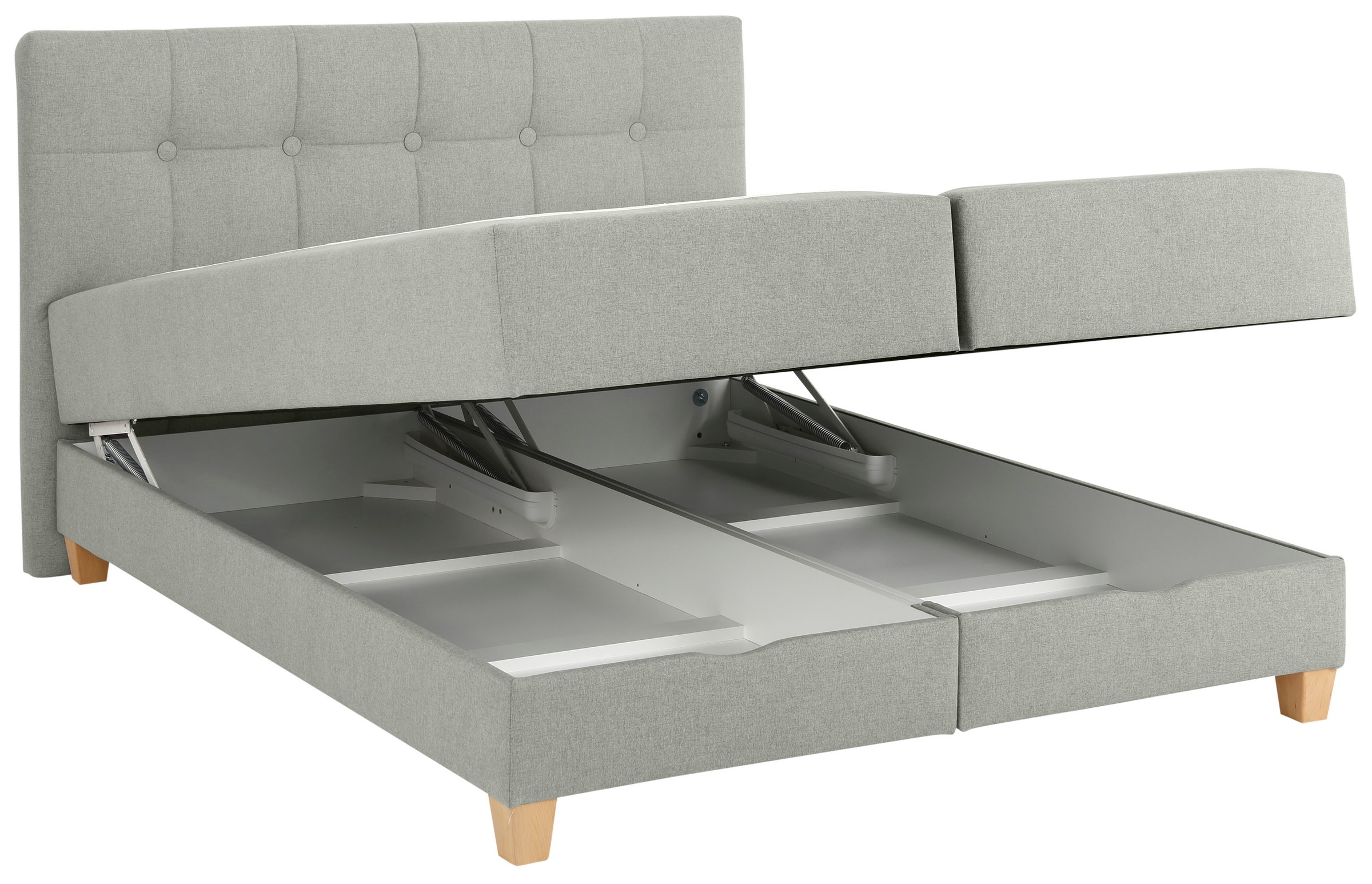 Home affaire Boxbett »Lonrai«, in H2,H3 & H4 und XXL - Überlänge 220cm wählbar, inkl. Topper