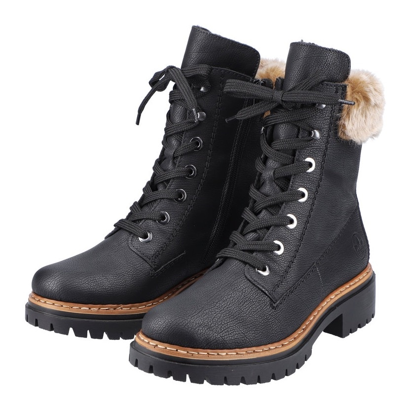 Rieker Winterboots, mit Kunstfell am Schaft