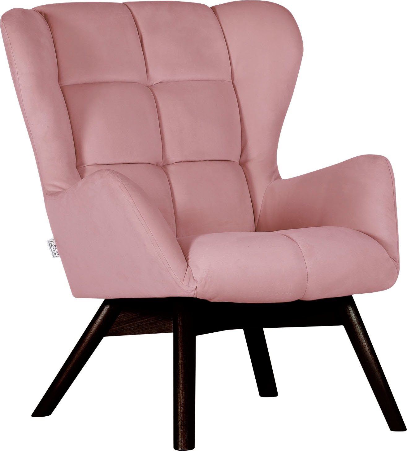 Gutmann Factory Sessel "Luna", Gestell antikfarben oder eiche natur