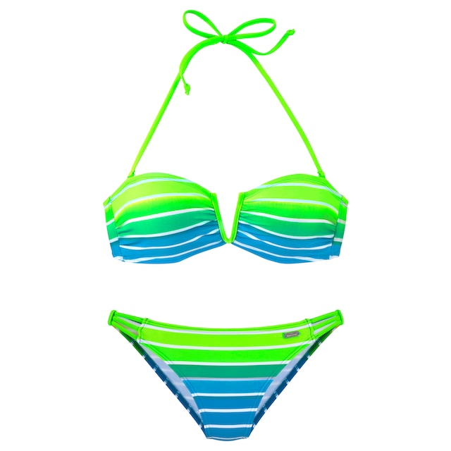 Venice Beach Bandeau-Bikini, mit Farbverlauf online bestellen | BAUR