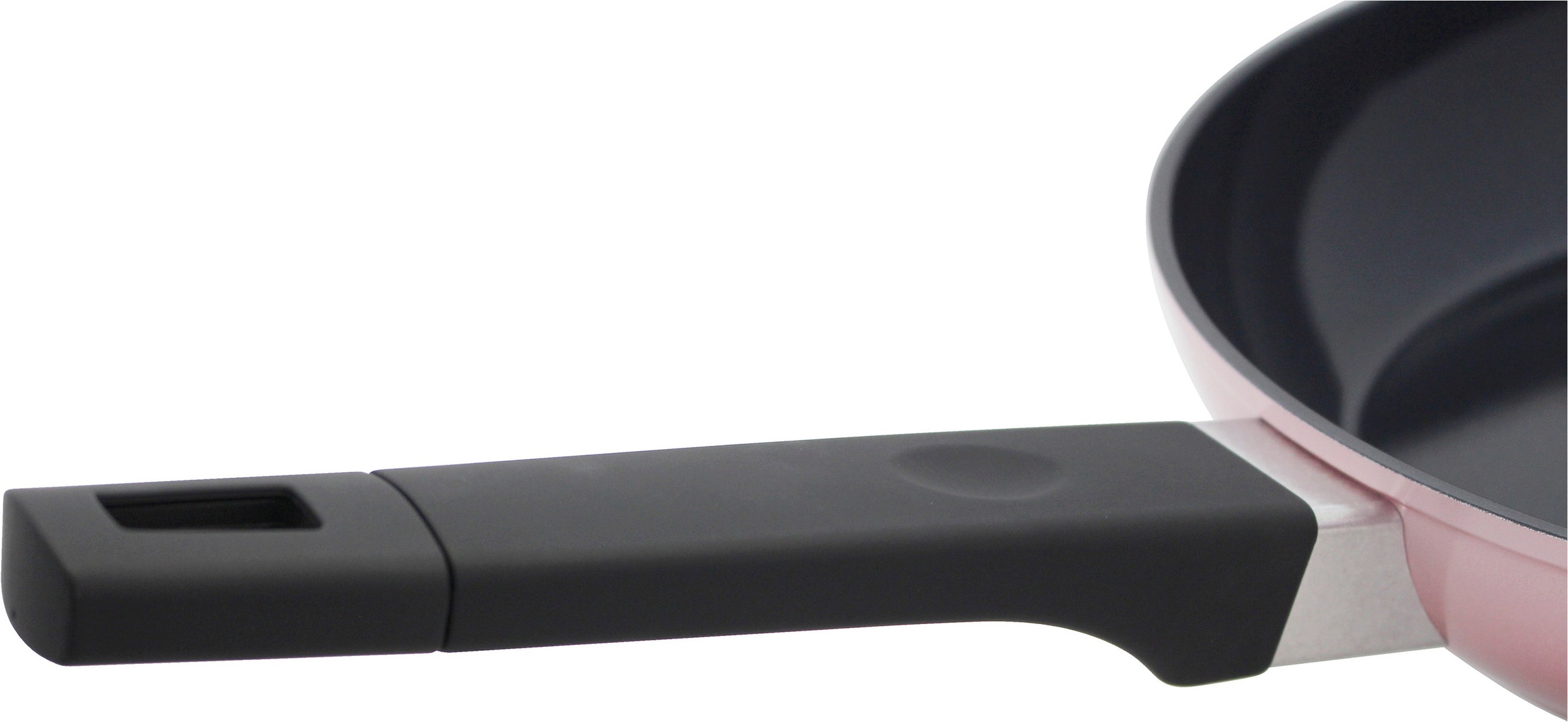 Elo Basic Bratpfanne »Basic Pfanne + Gratis Mini Herzpfanne« Aluminium Set, 2 tlg. aussen rosé Silicon Polyester beschichtet