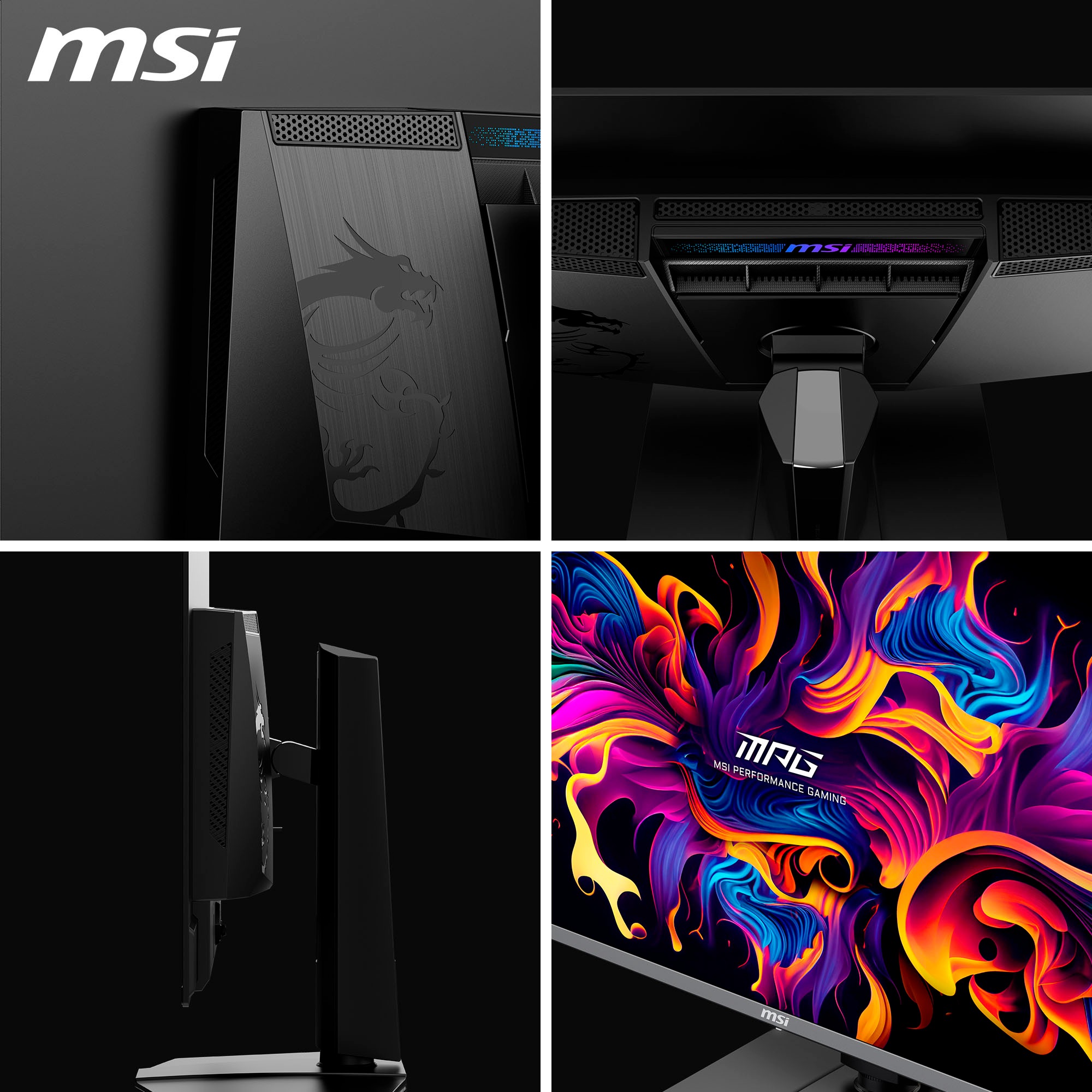 MSI Gaming-Monitor »MPG 322URX QD-OLED«, 80 cm/32 Zoll, 3840 x 2160 px, 4K Ultra HD, 0,03 ms Reaktionszeit, 240 Hz
