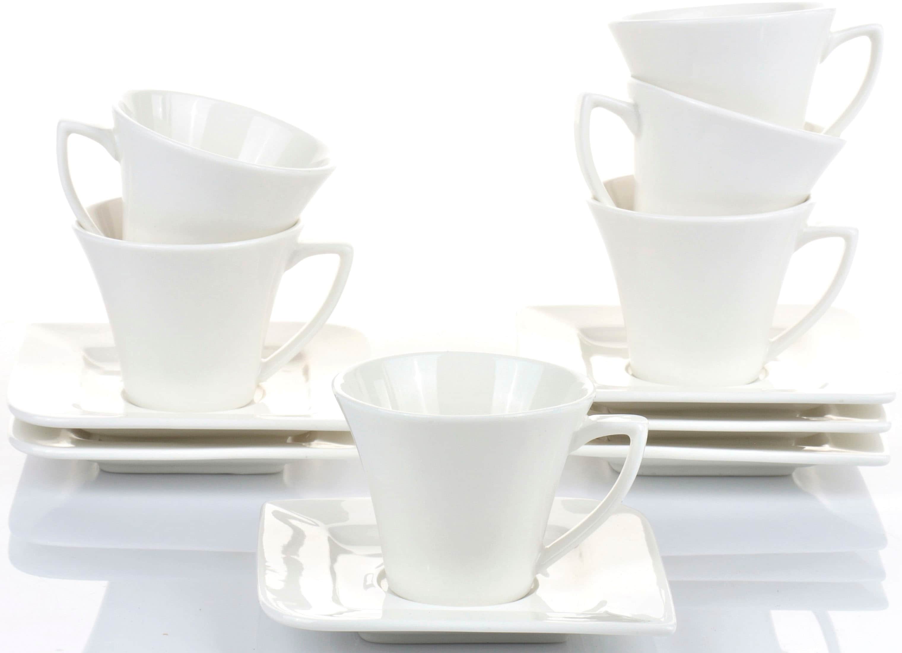 Retsch Arzberg Espressotasse "Fantastic" 6 Espressotassen, 6 Untertassen