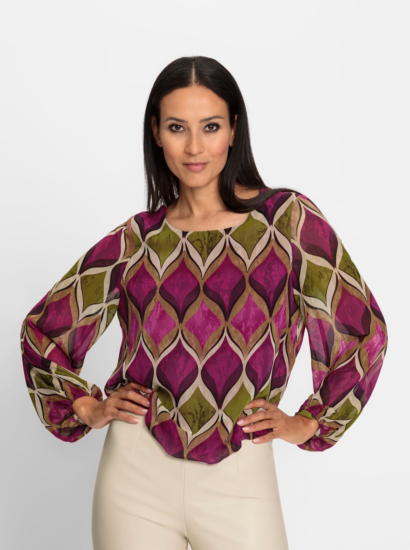 heine Druckbluse