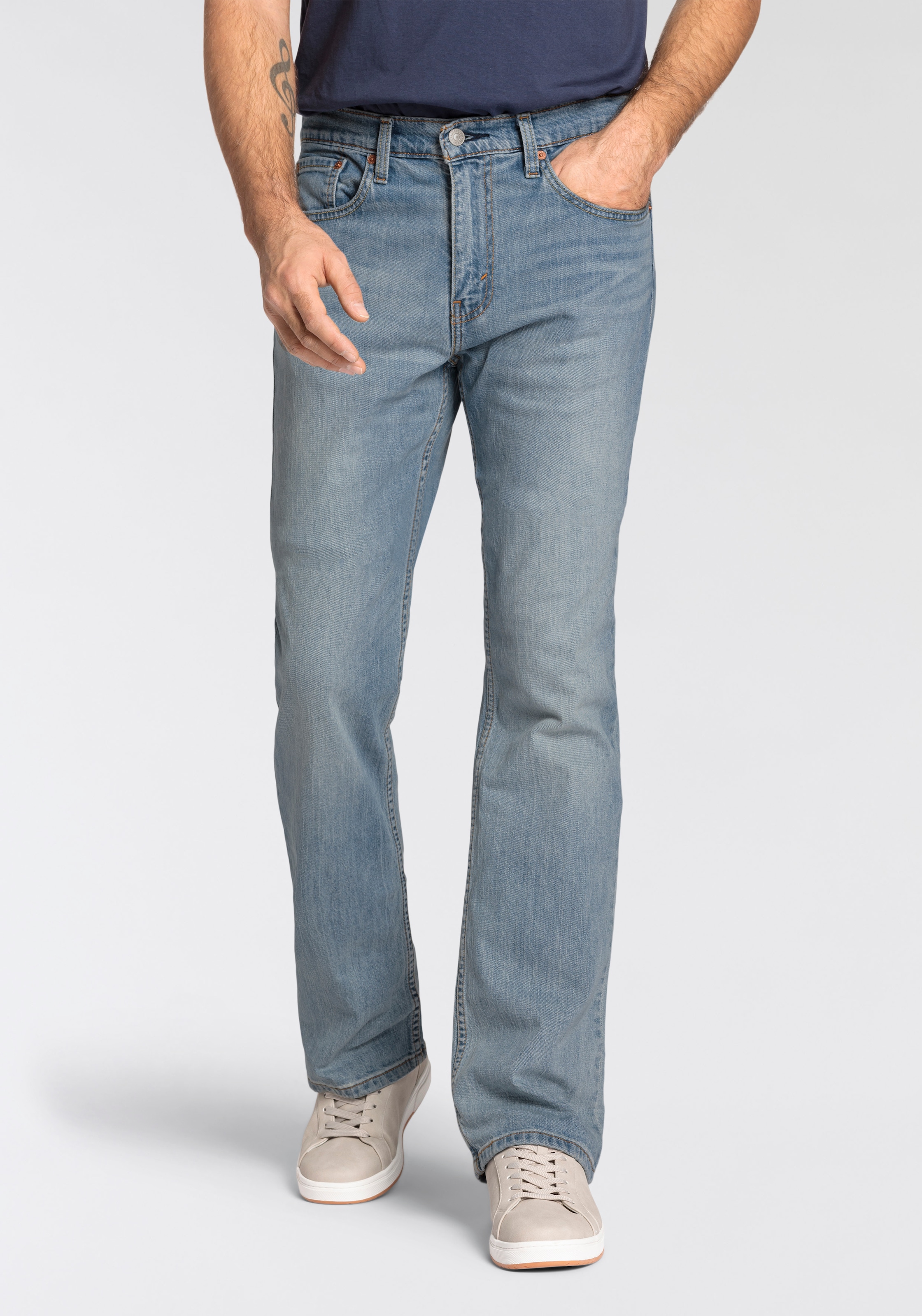 Levis Bootcut-Jeans "527 SLIM BOOT CUT", in cleaner Waschung