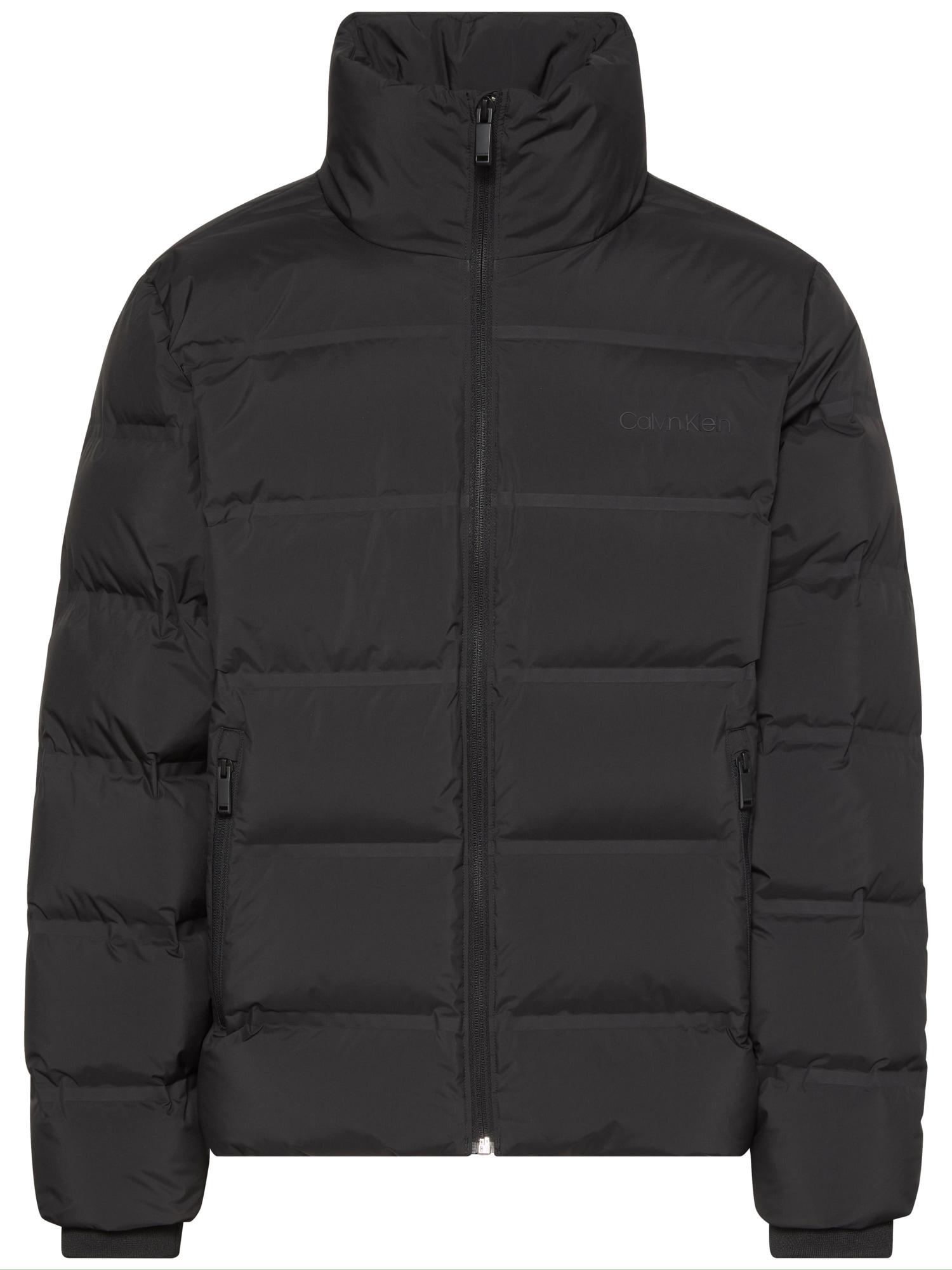 Calvin Klein Steppjacke »LS QUILTED BONDED CHANNEL HD PUF«, ohne Kapuze, Mit Rundhalsausschnitt, regular fit