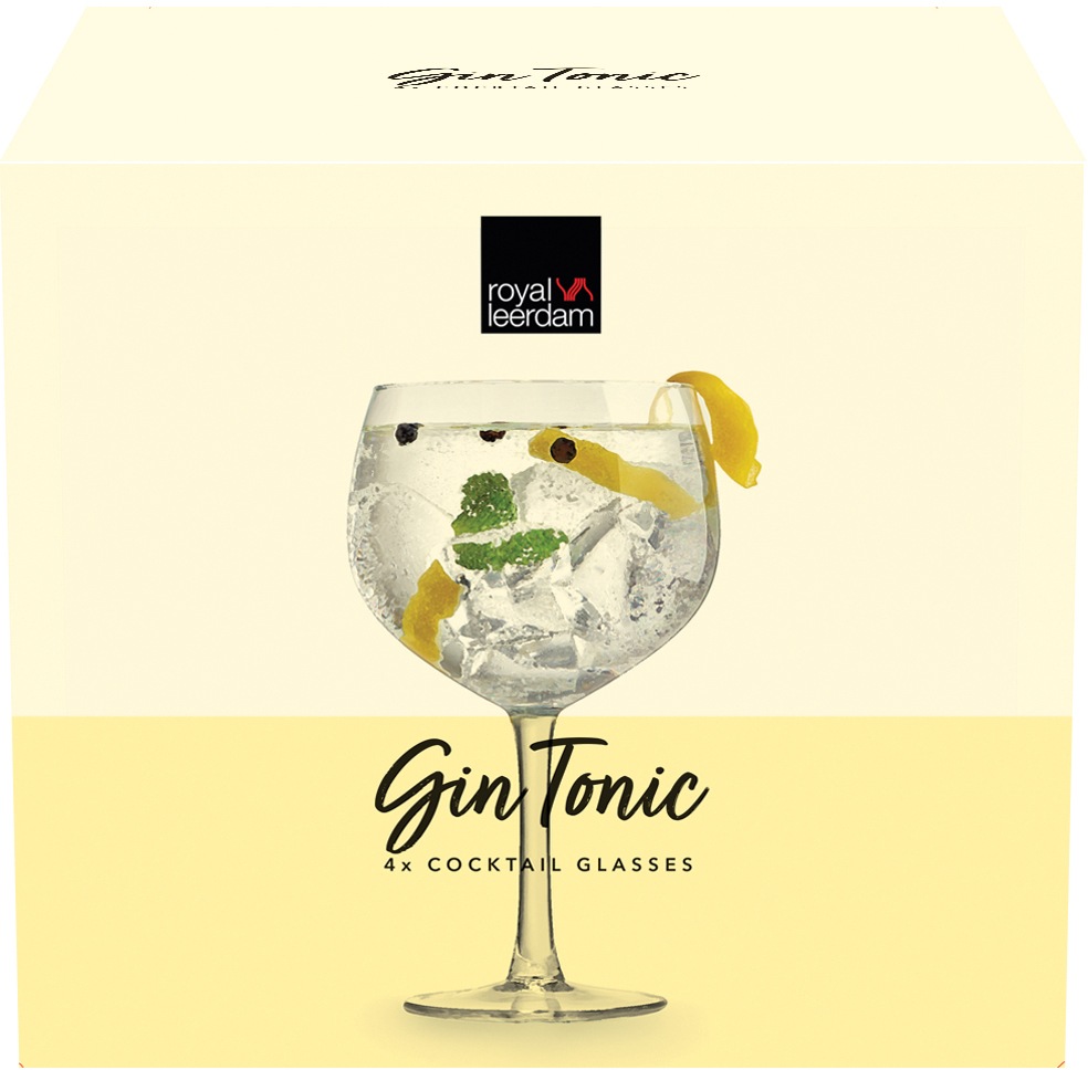 van Well Cocktailglas "Gin Tonic" 650 ml, im Geschenkkarton, 4-teilig günstig online kaufen