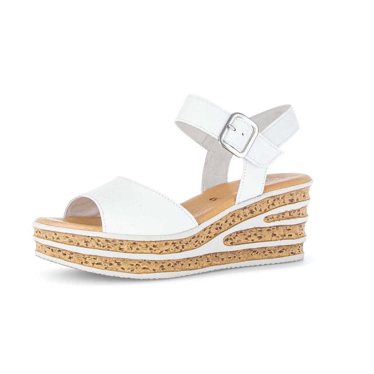 Gabor Wedge Sandal White 37.5 4
