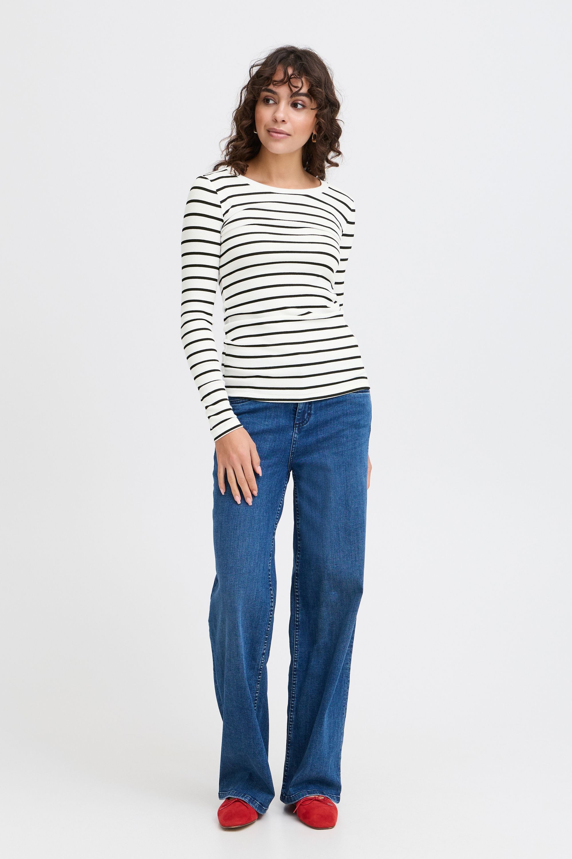 fransa Longsleeve »Longsleeve FRHIZAMOND STRIPE TEE 33«
