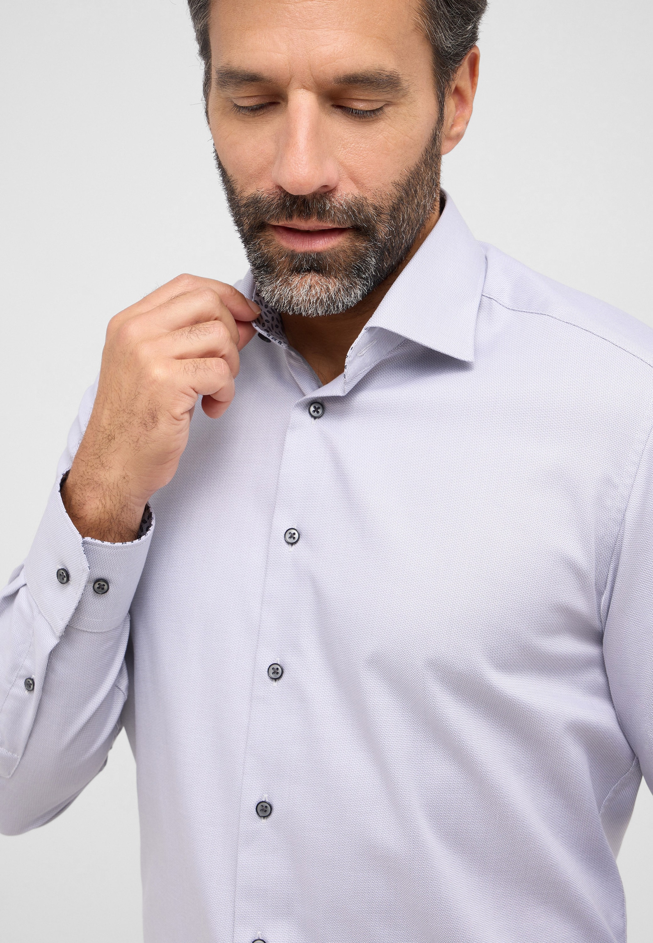 Eterna Langarmhemd »COMFORT FIT«, NON IRON (bügelfrei)