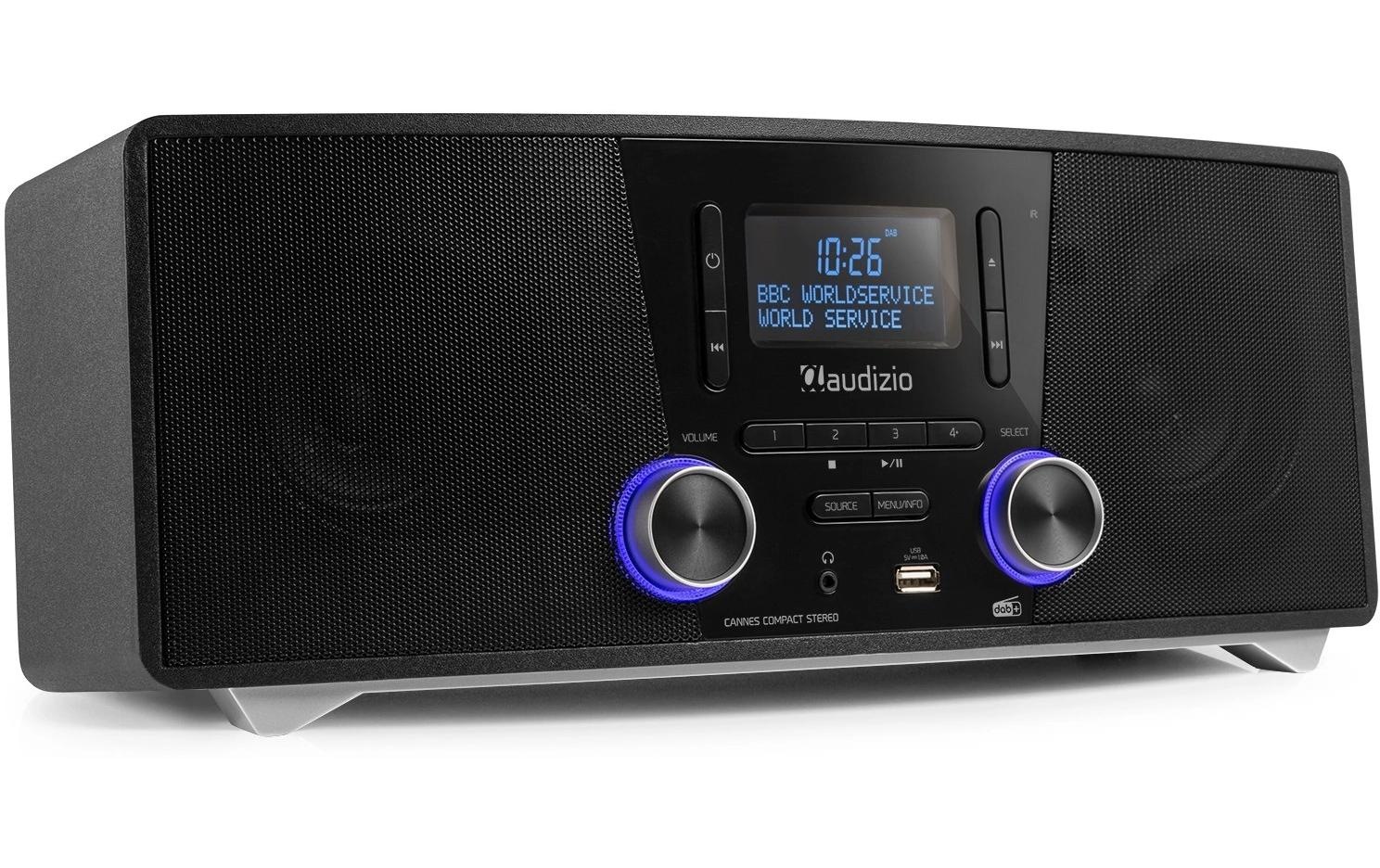 AUDIZIO Microanlage »Cannes« ( Digitalradio (DAB+) | FM-Tuner )