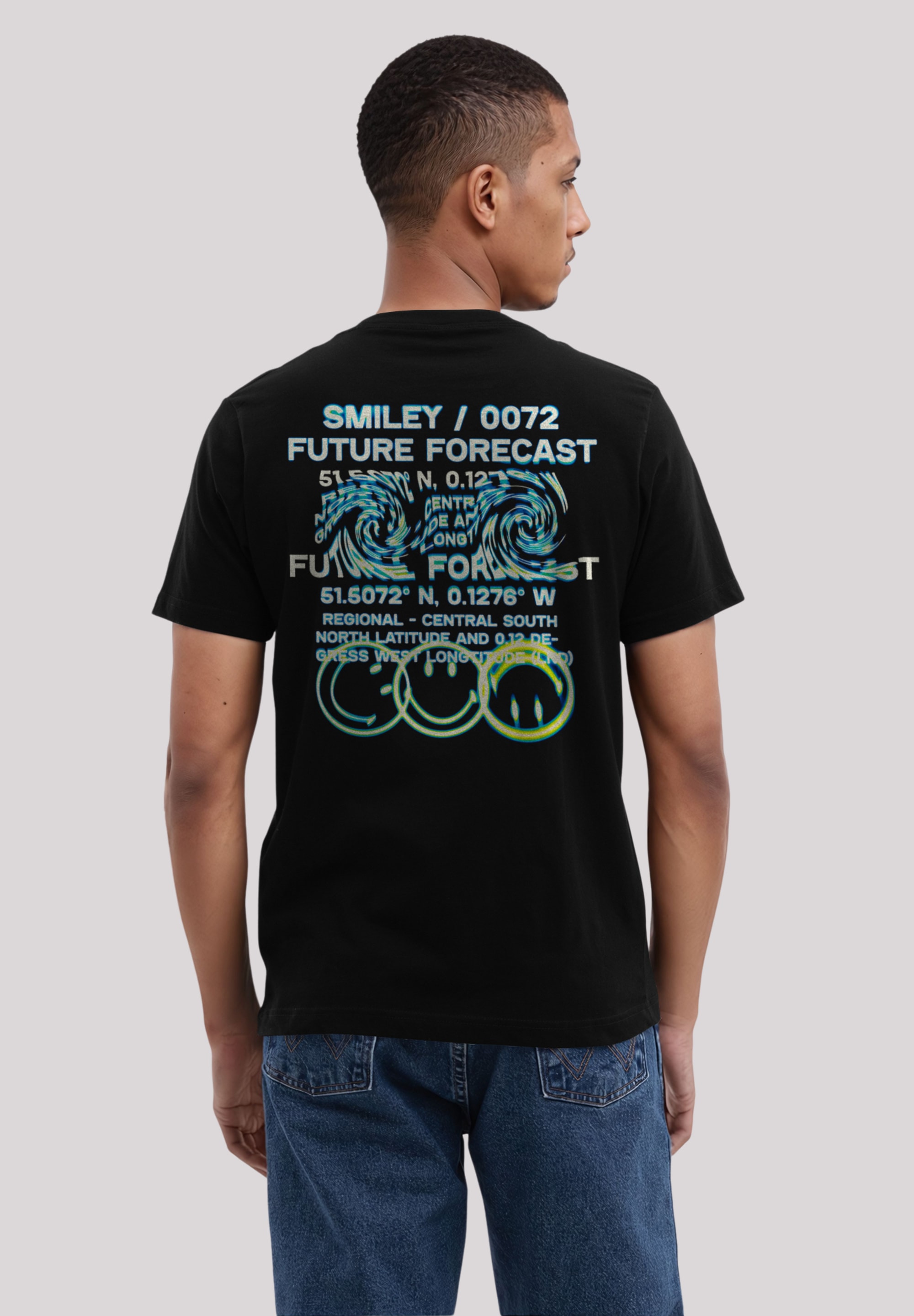 F4NT4STIC T-Shirt »Smiley Originals Future Forecast Streetwear«, Premium Qualität