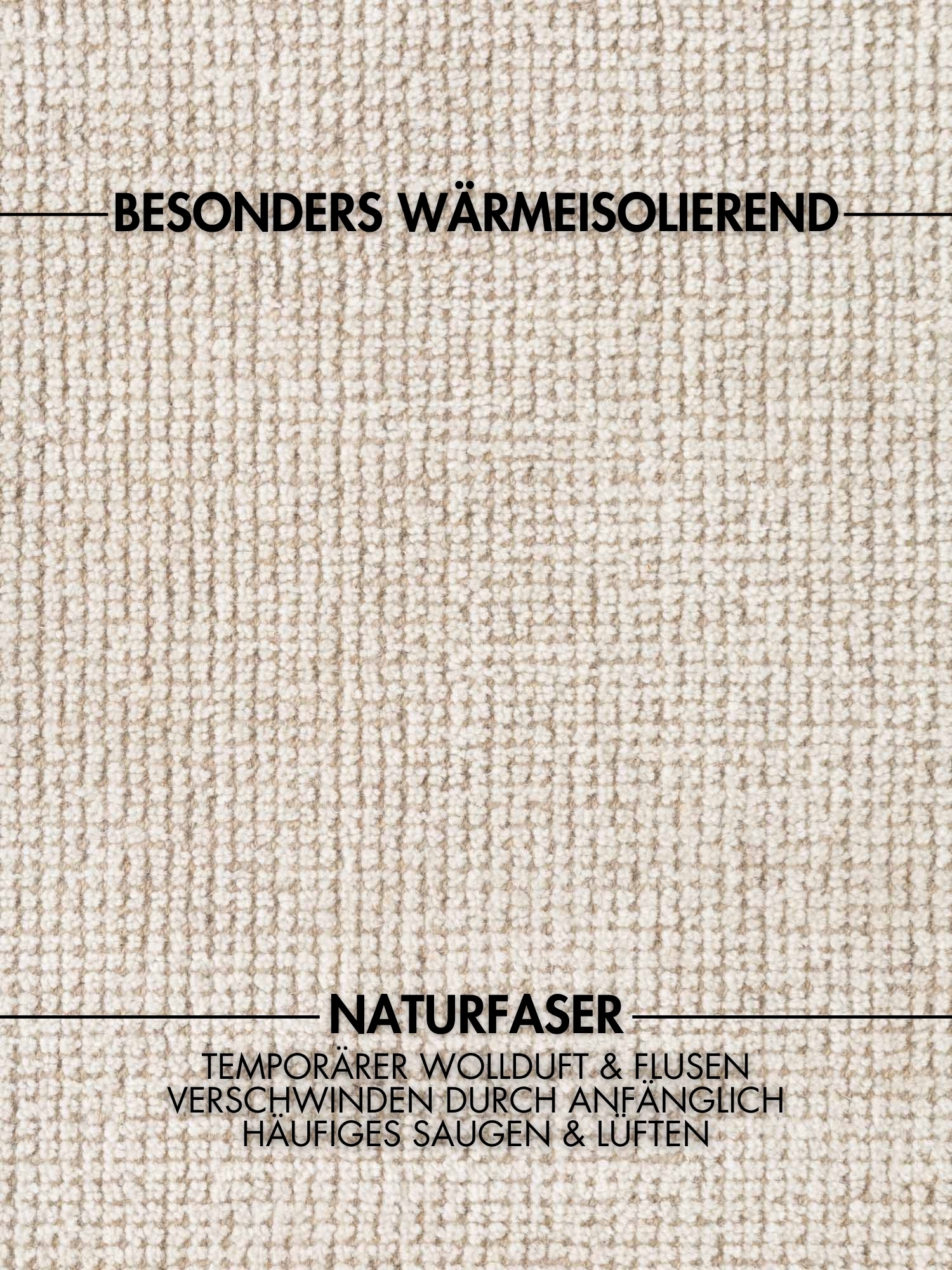 Ted Baker Wollteppich »Croom , auch in rund« rechteckig 10 mm Höhe Wolle, Natur, Handgewebt, Wohnzimmer, Schlafzimmer, Modern, Skandi