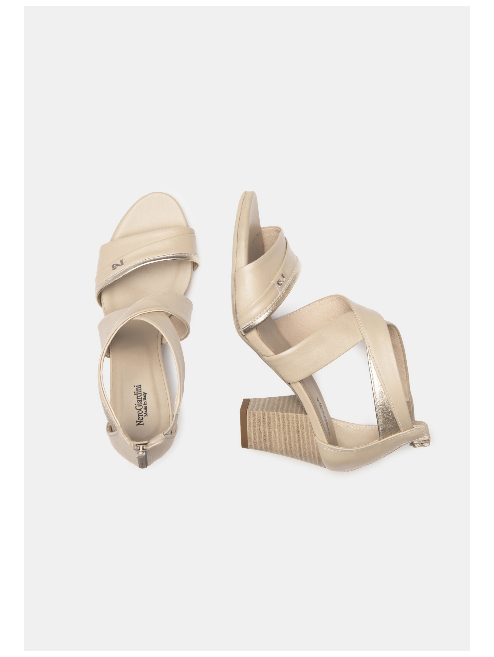 Nero Giardini High-Heel-Sandalette »Nero Giardini Sandalen Leder«