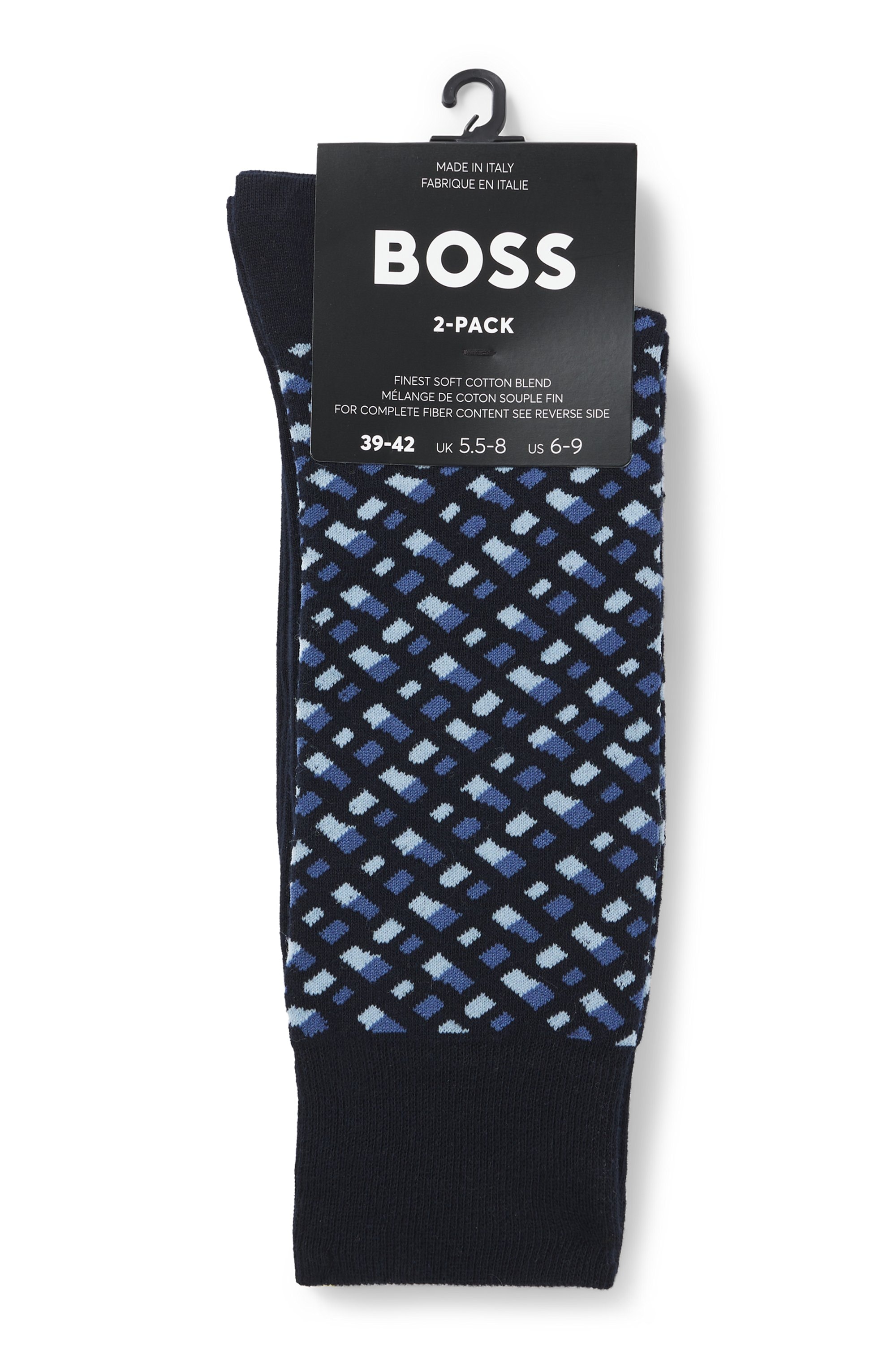 BOSS Socken »2P RS Monogram CC«, (Packung, 2 Paar), mit Logo