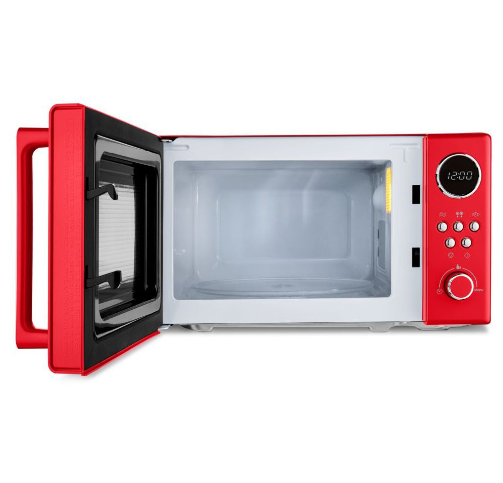 Medion® Mikrowelle »MD 15000 rot«, Mikrowelle, 1050 W, im Retro-Design, 800 Watt, 5 Leistungsstufen