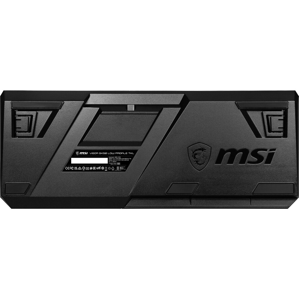 MSI Gaming-Tastatur »Vigor GK50 LOW PROFILE TKL DE (QWERTZ)«, (USB-Anschluss)