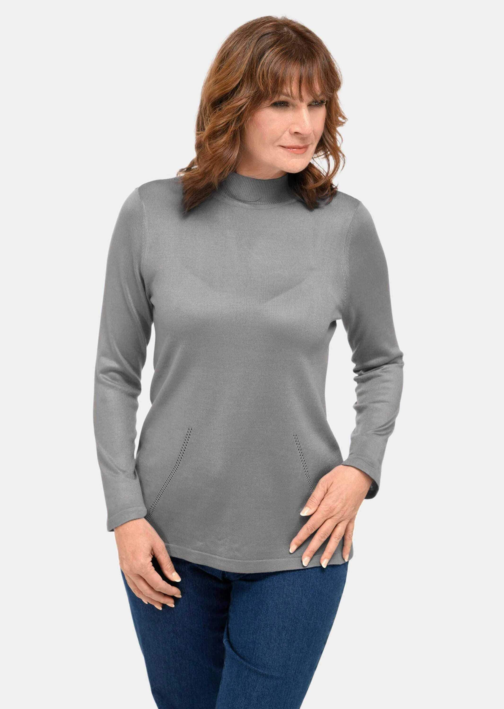 GOLDNER Strickpullover »Stehbundpullover Unkomplizierter Stehbundpullover«