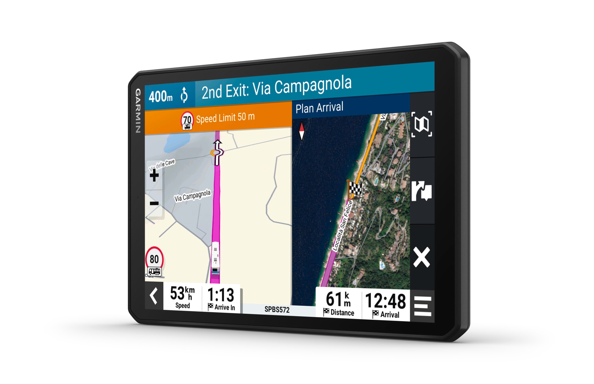 Garmin Navigationsgerät »Camper 895 EU«, (Europa (45 Länder) Karten-Updates), Bluetooth