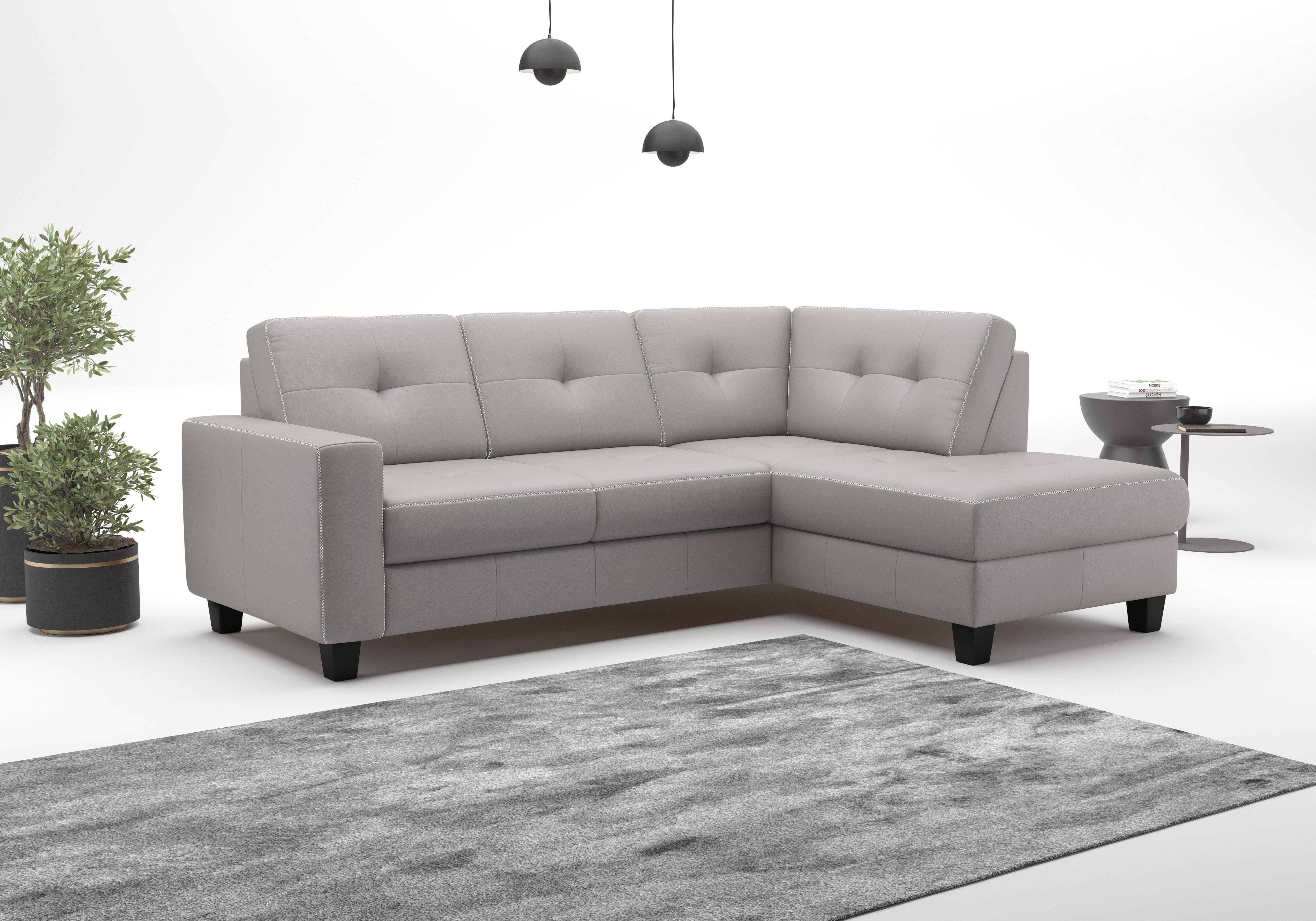 OTTO home Ecksofa "Varese" wahlweise mit Schlaffunktion und Bettkasten
