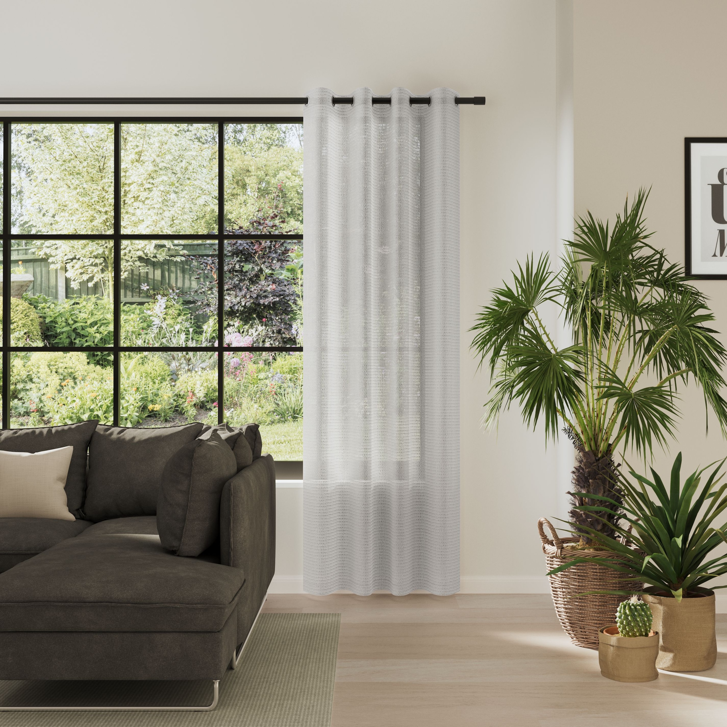 Neutex for you Vorhang "MELODY" Ösen 1 Stk. tlg. Melangeoptik mit grobem Ef günstig online kaufen