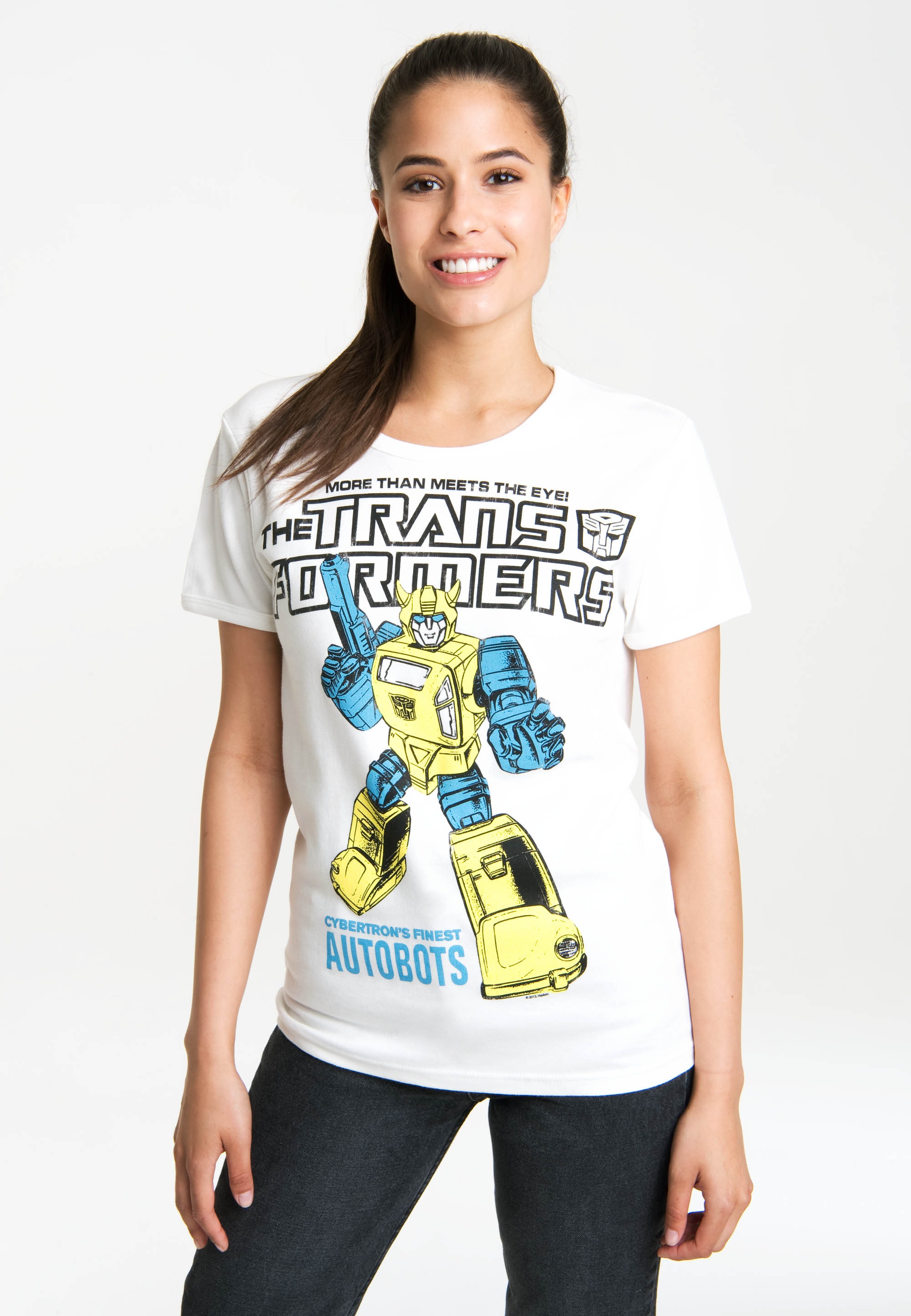 LOGOSHIRT T-Shirt »Bumblebee - Autobots«, mit lizenzierten Originaldesign