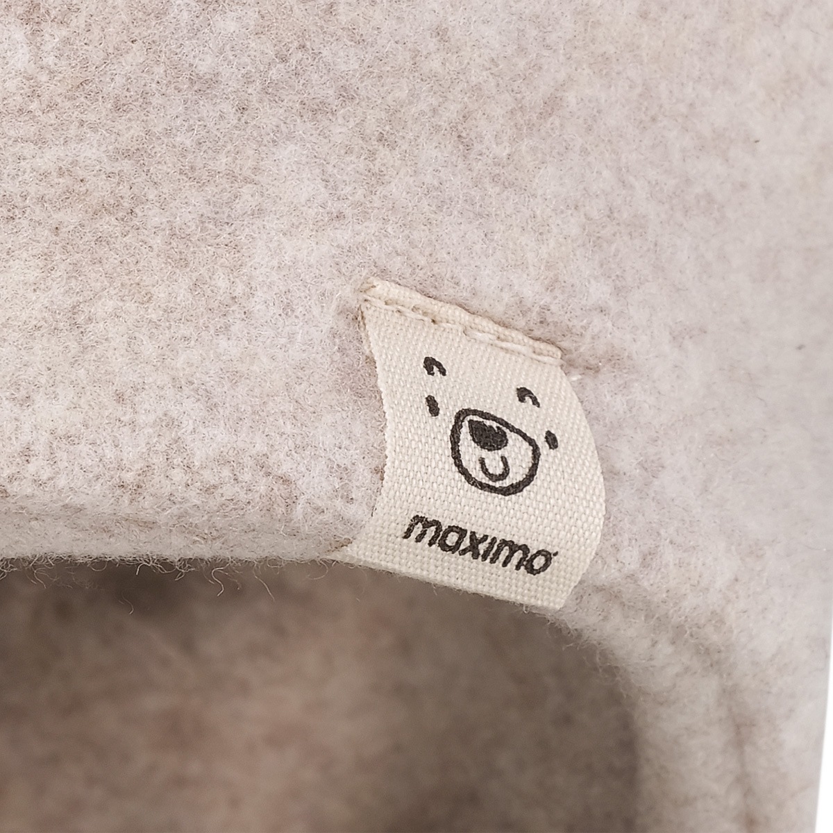 Thumbnail - MAXIMO Fleecemütze mit Öhrchen, zum Binden, Einfarbig