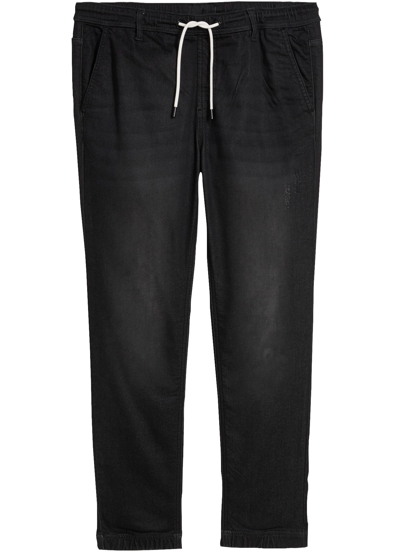 bonprix Jogg Pants »Regular Fit Jeans-Jogger mit Komfortbund, Straight« mit Schlupfform, Regular Fit, aus Baumwolle, Polyester und Elasthan