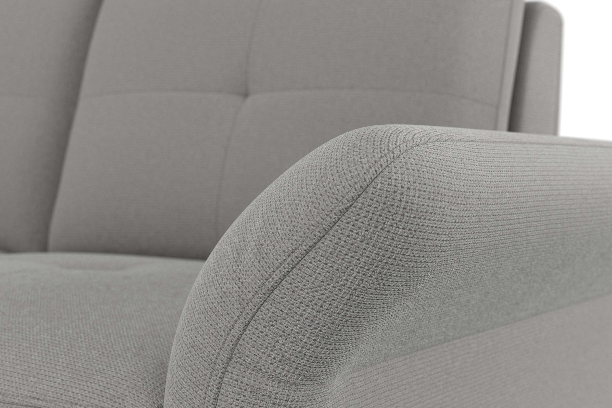 Places of Style Ecksofa »Calando L-Form«, wahlweise mit Bettfunktion, Bettkasten und Armteilfunktion