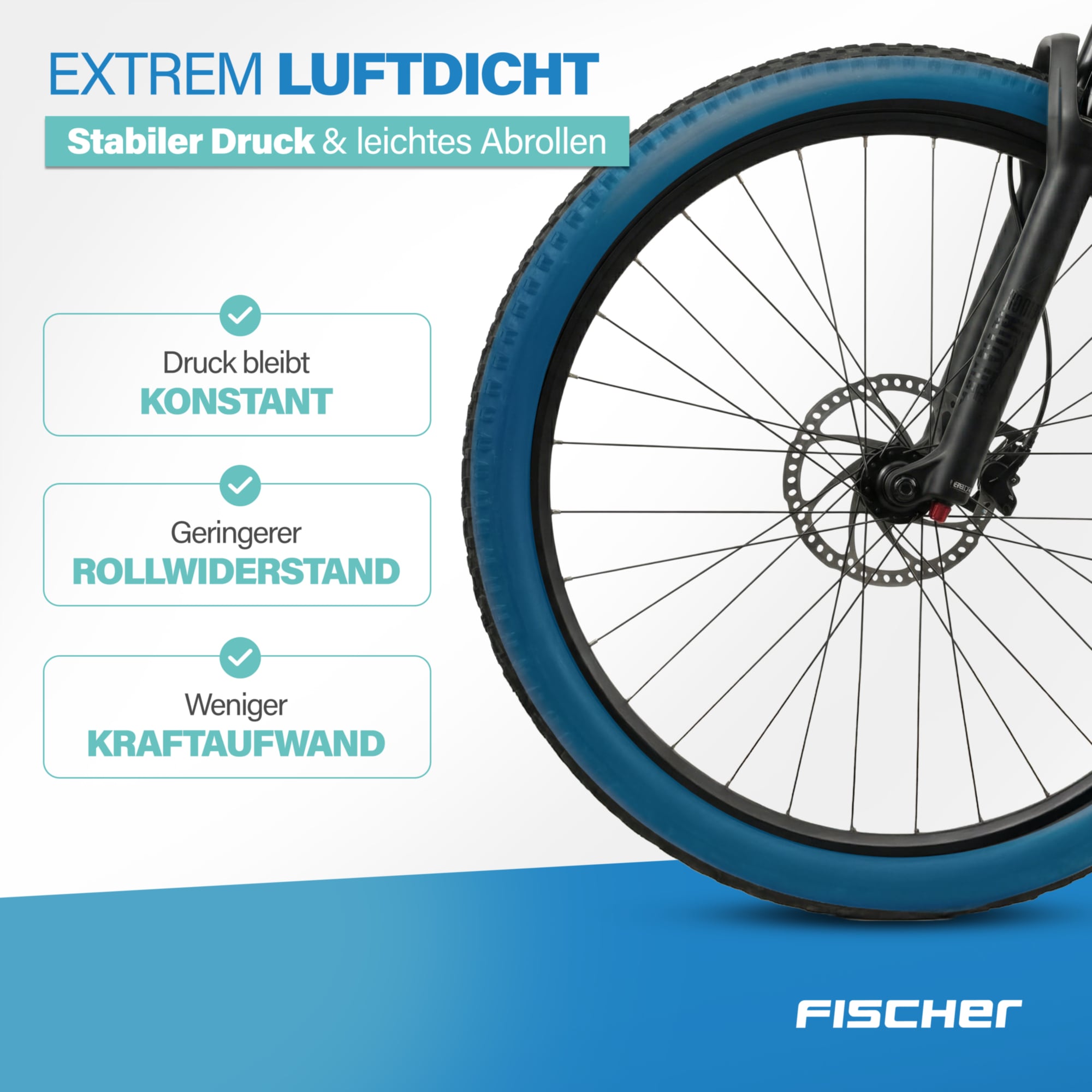 FISCHER Fahrrad Fahrradschlauch »TPU-Schlauch MTB 29" 54/65-622«