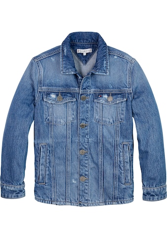 TOMMY HILFIGER Jeansjacke »U Džinsai SHACKET DESTR.« ...